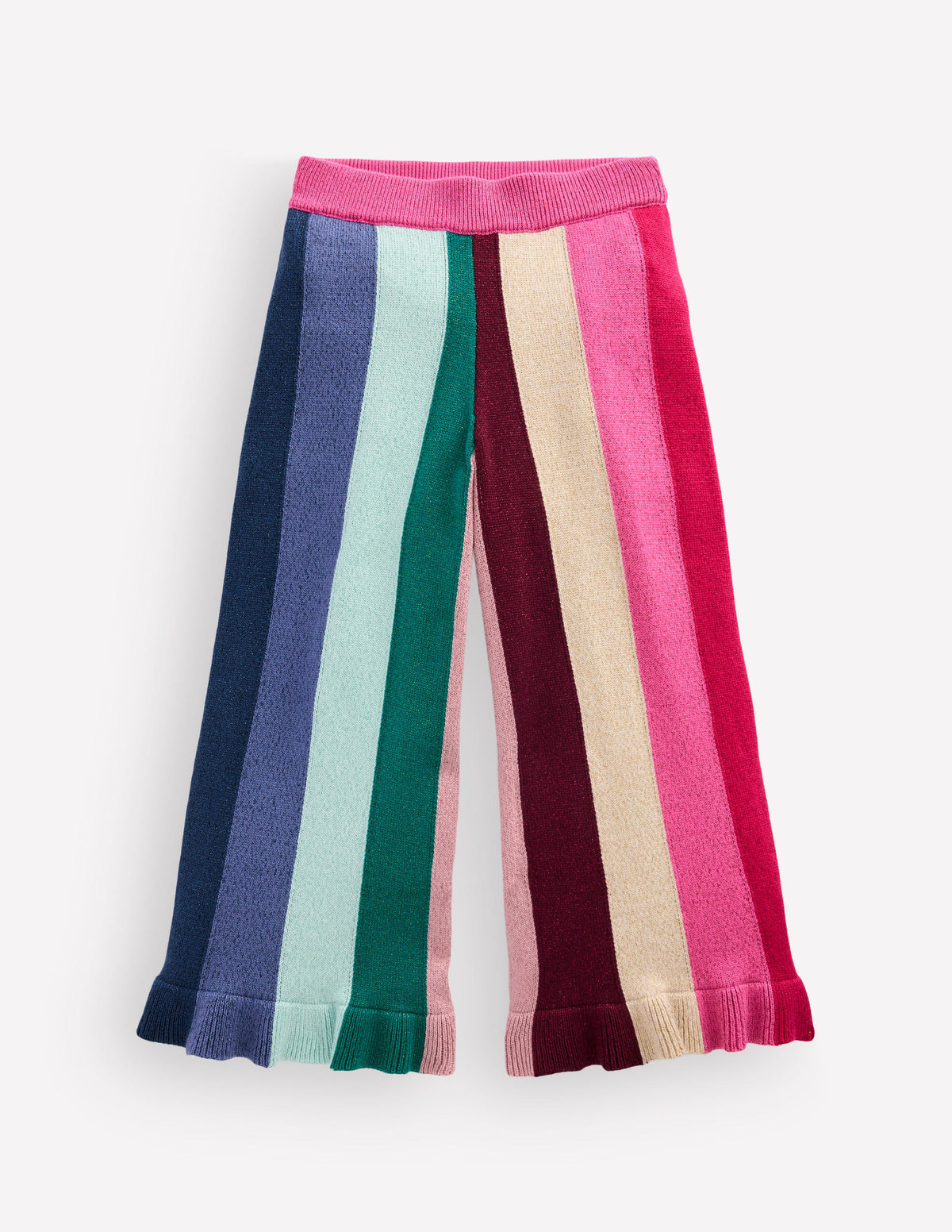 Glitzernde, gestrickte Partyhose-Regenbogen, Glitzerstreifen - Image 1