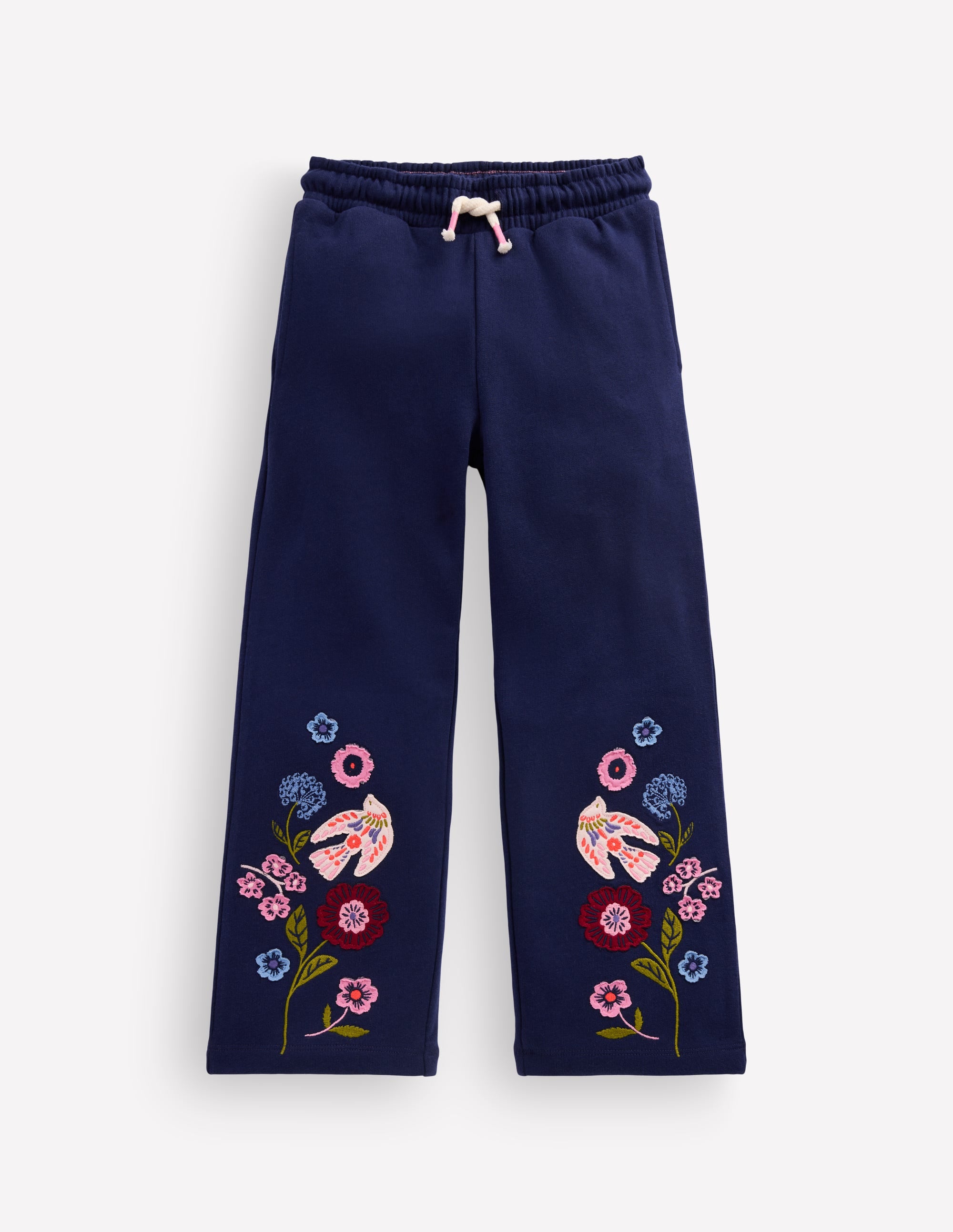 Bobbie Jogginghose mit Applikationen-Navy Vögel - Image 1