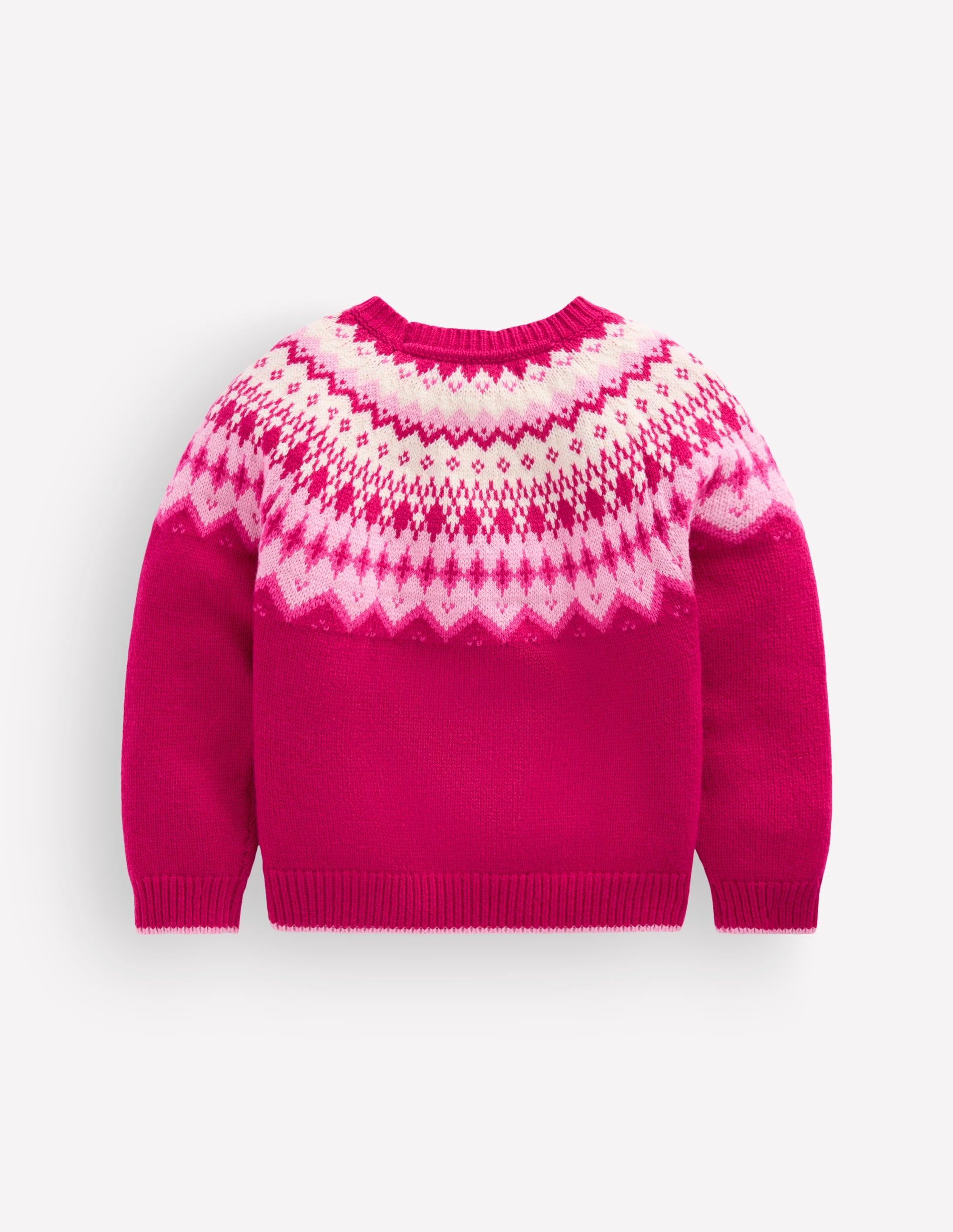 Eleanor Fair-Isle-Pullover-Süßkirsche - Image 3