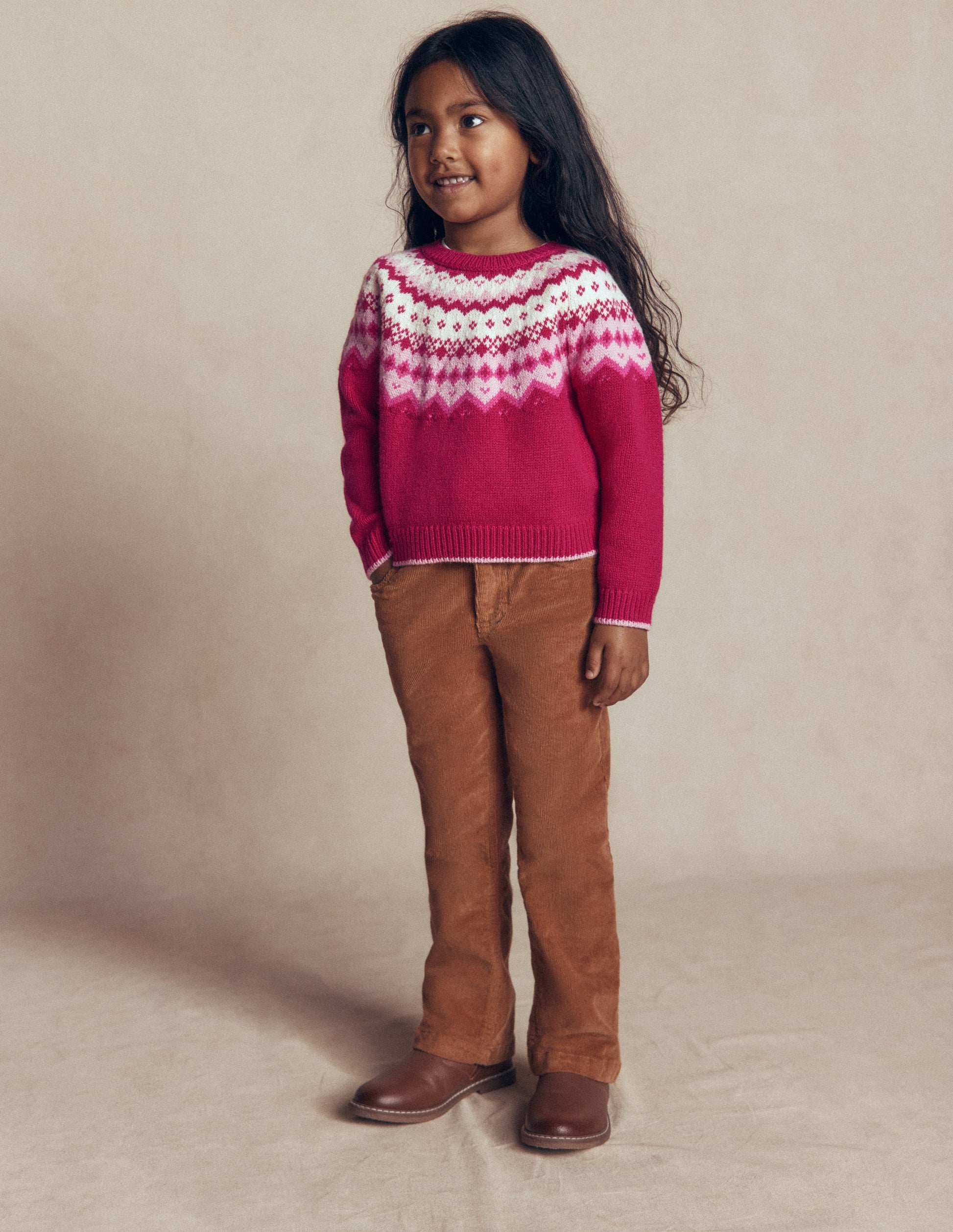 Eleanor Fair-Isle-Pullover-Süßkirsche-1