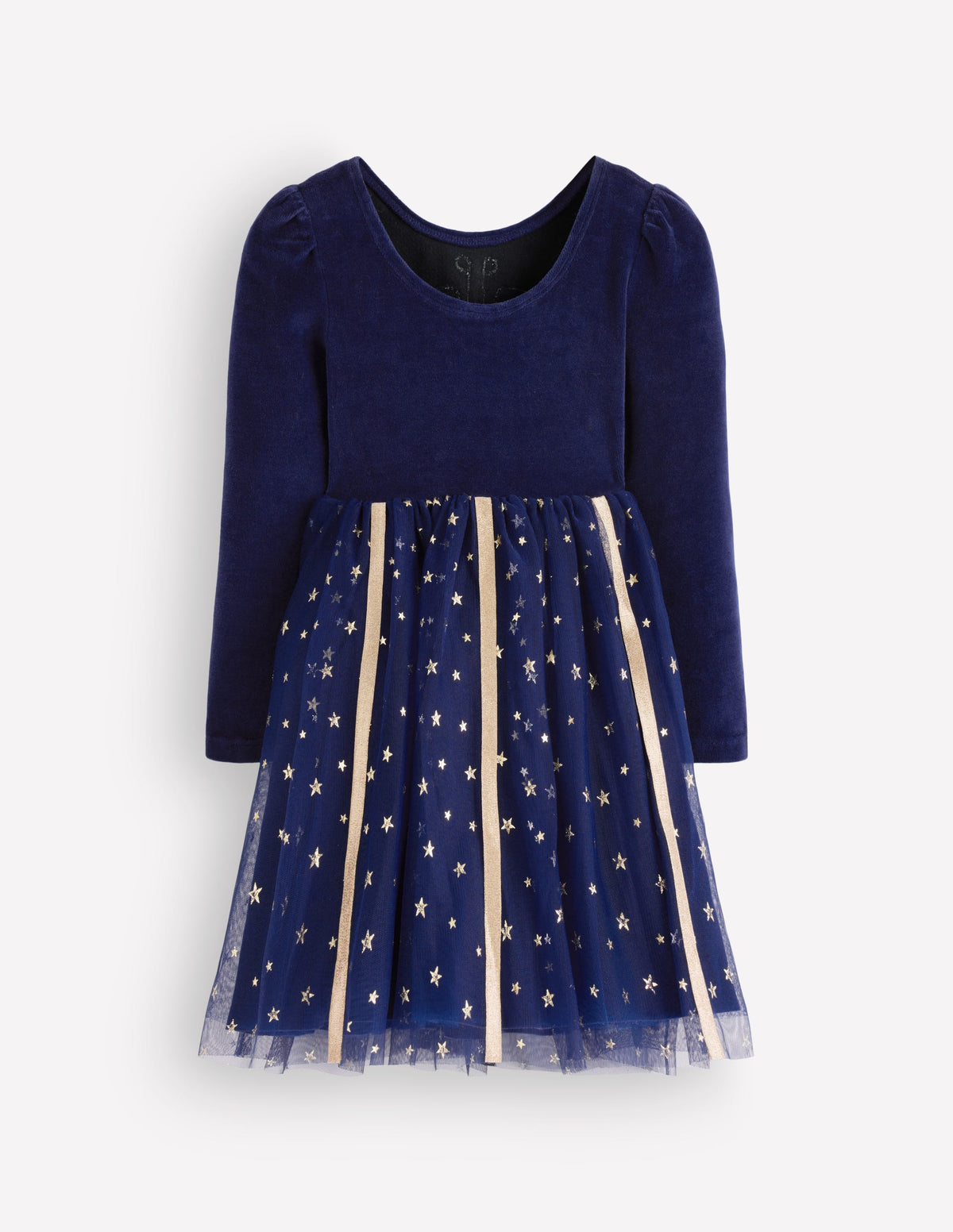 Aurora Appliqué Tulle Dress-Navy Circus Star-3