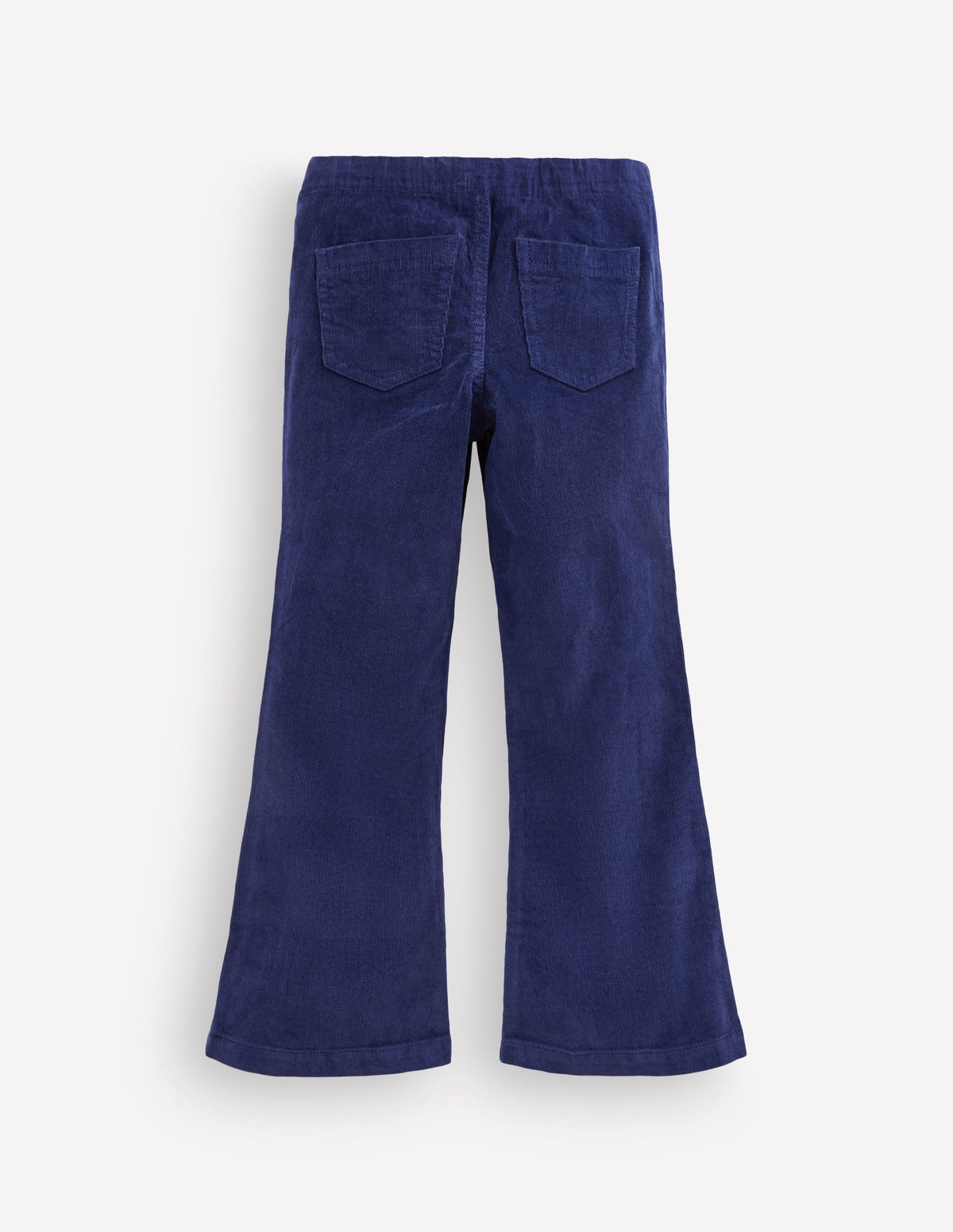 Flared Cord Leggings-Sapphire Blue - Image 2