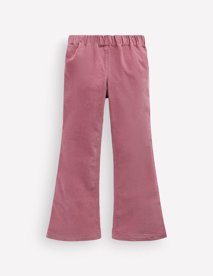 Ausgestellte Cordleggings-Rosa Heide