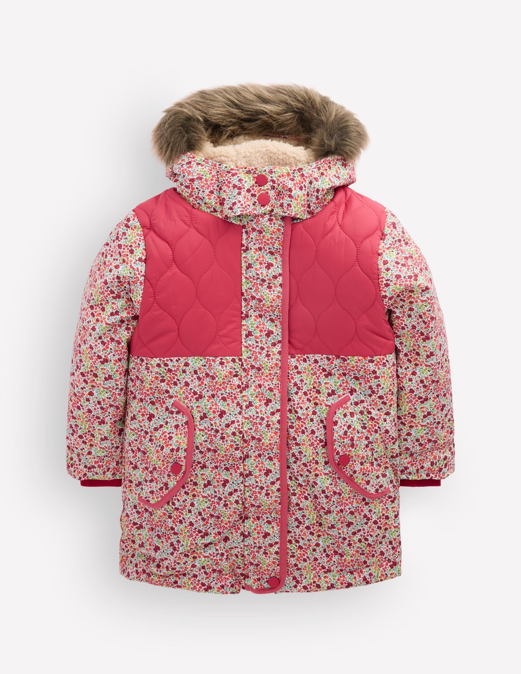 Joni Gesteppter Parka-Blumenmuster - Image 1
