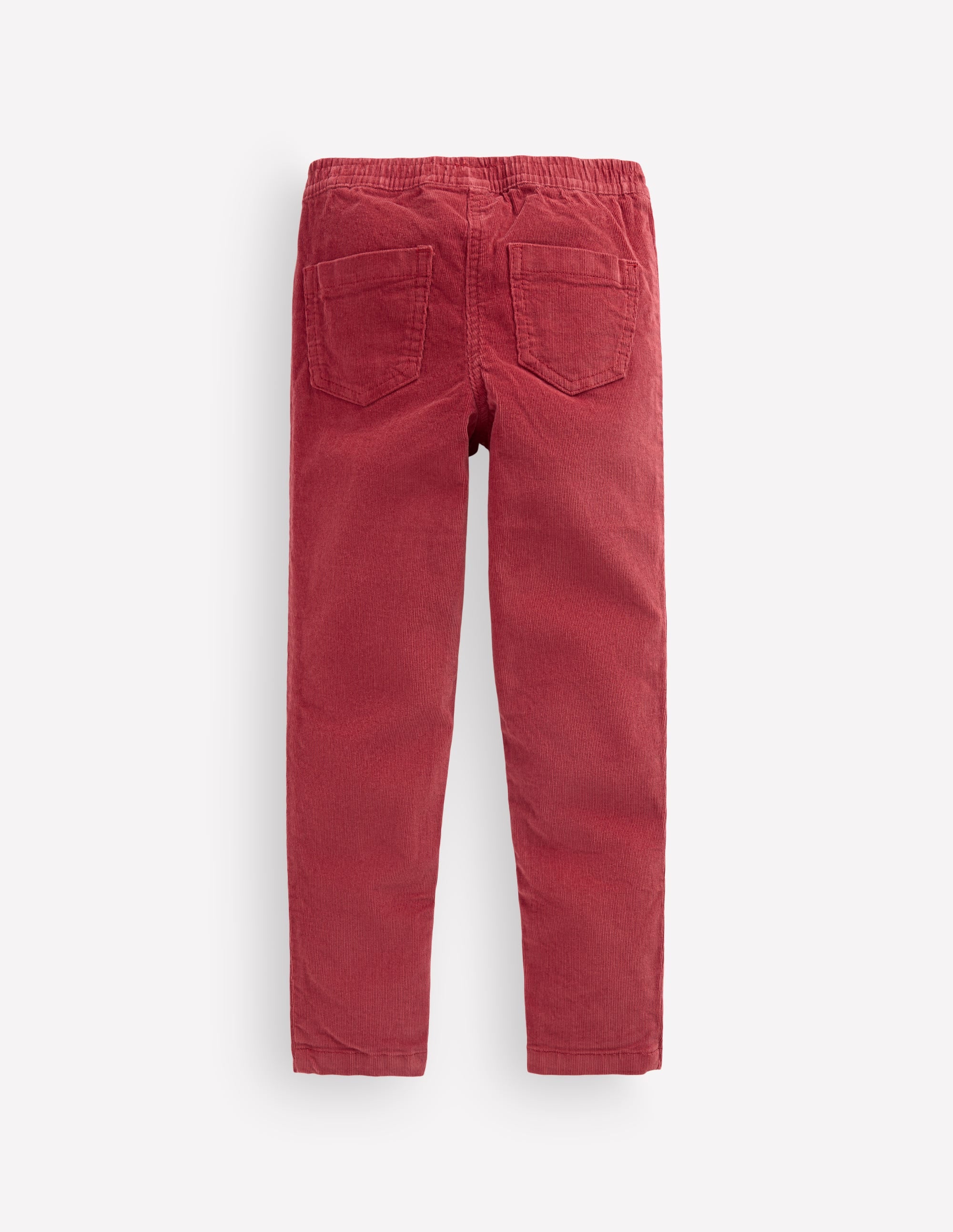 Leggings aus Cord-Granatapfelrot - Image 2