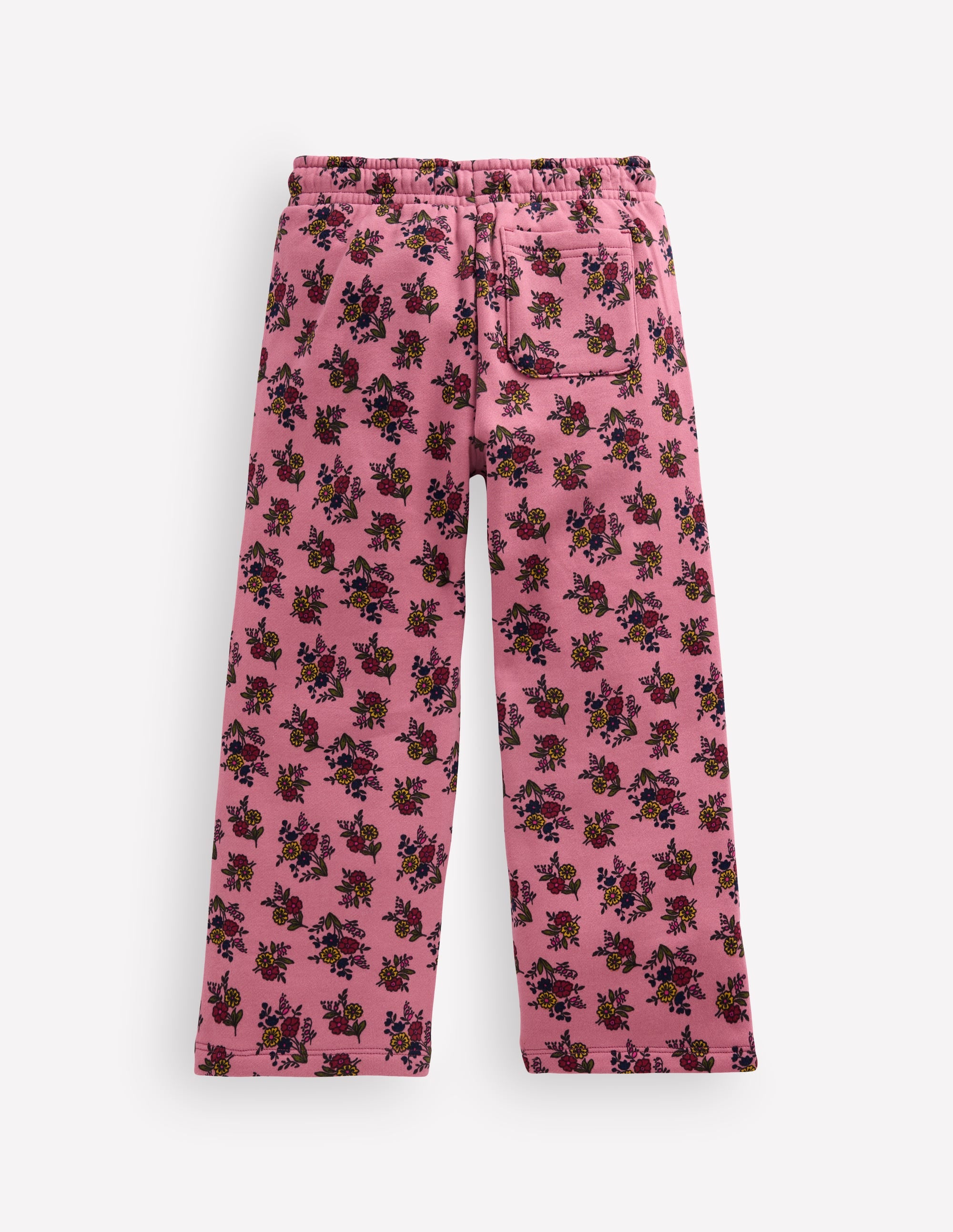 Bedruckte Jogginghose mit weitem Bein-Vintage-Rosa Sprießender Garten - Image 2