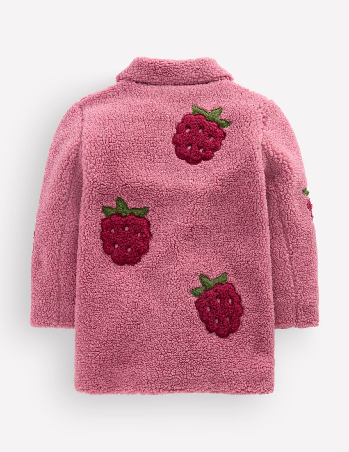 Auffällige Teddyfelljacke-Rosa Himbeeren - Image 3