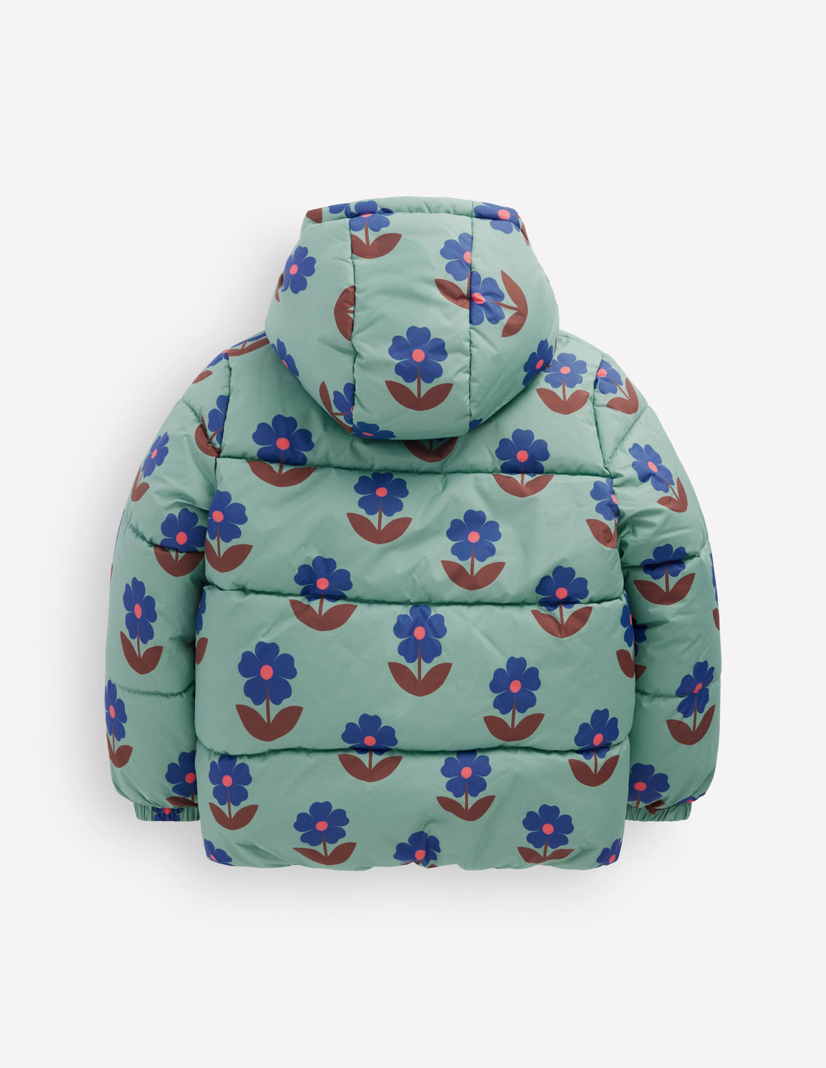 Doudoune fun-Fleurs bleu huile - Image 2