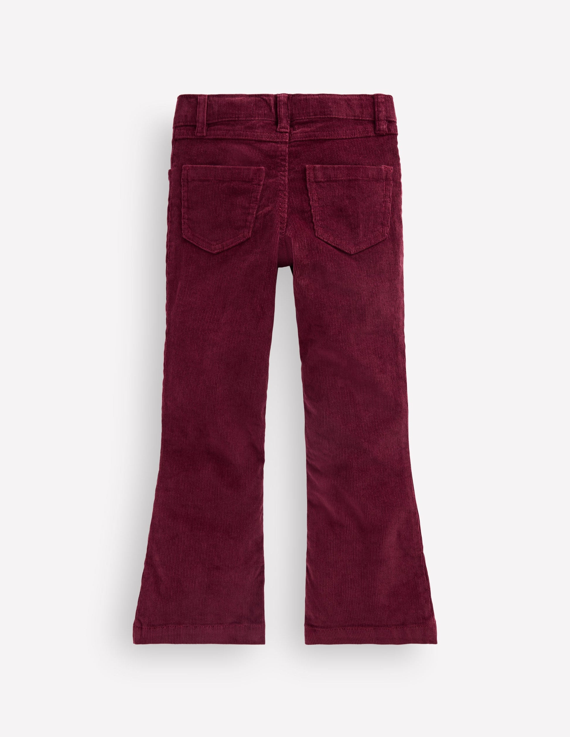 Jeans mit leichtem Schlag-Dunkelviolett, Cord-5