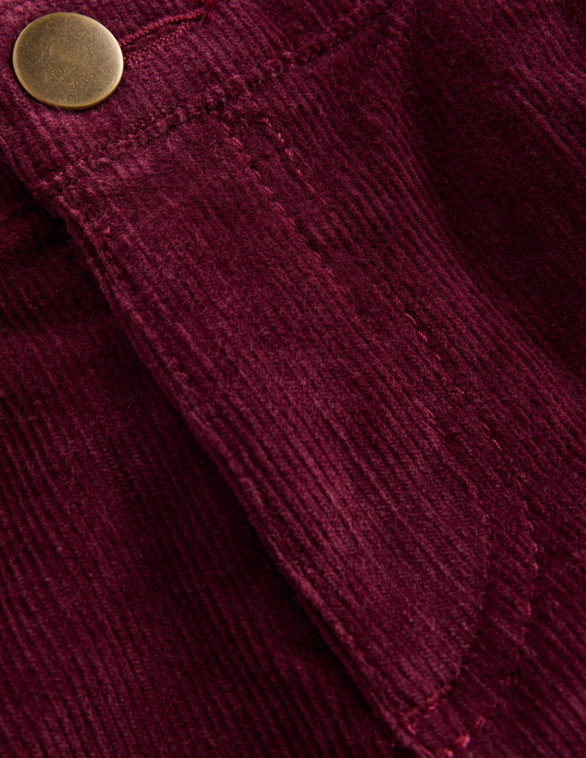 Jeans mit leichtem Schlag-Dunkelviolett, Cord - Image 6