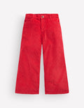 Jeans mit weitem Bein-Edelsteinrot