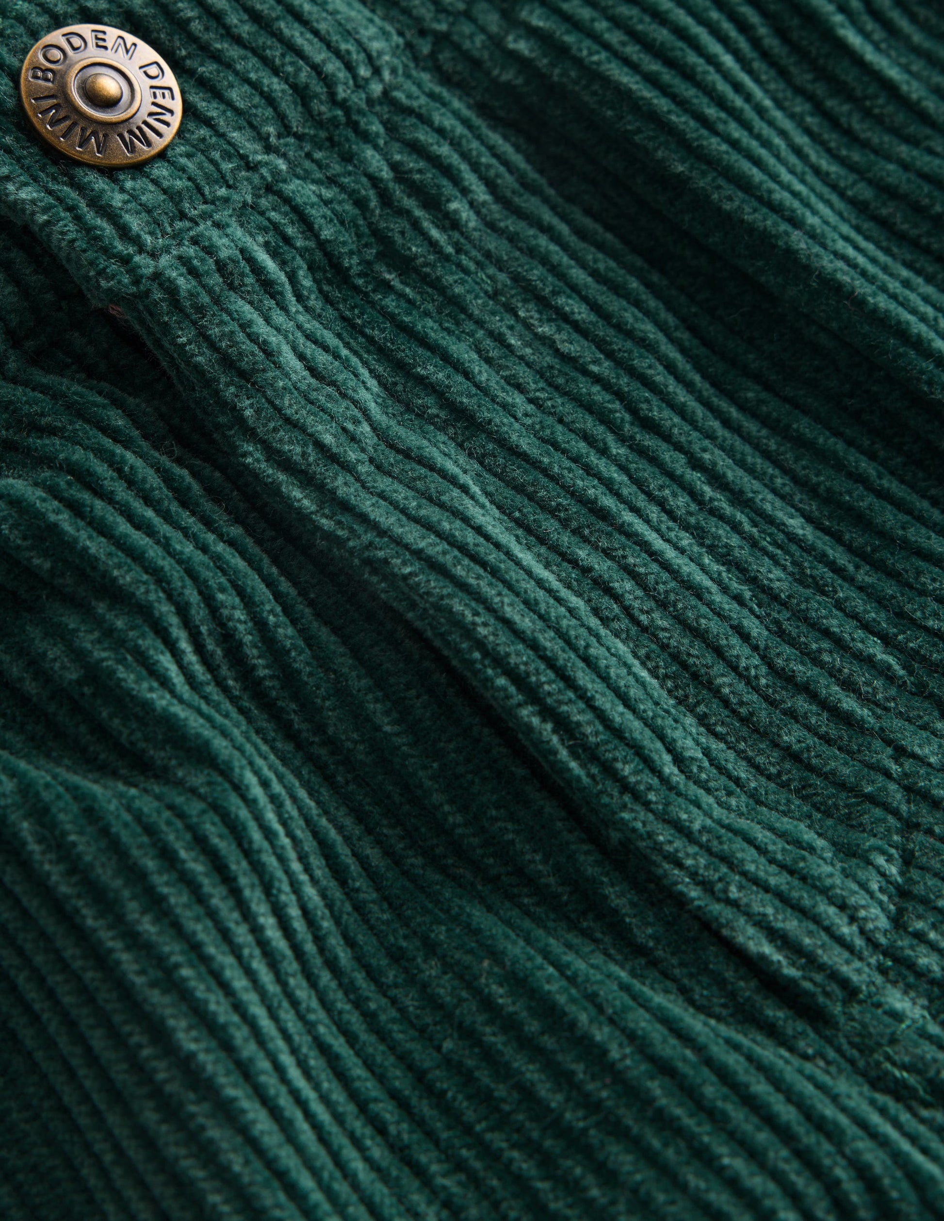 Jeans mit weitem Bein-Malachitgrün Cord-5