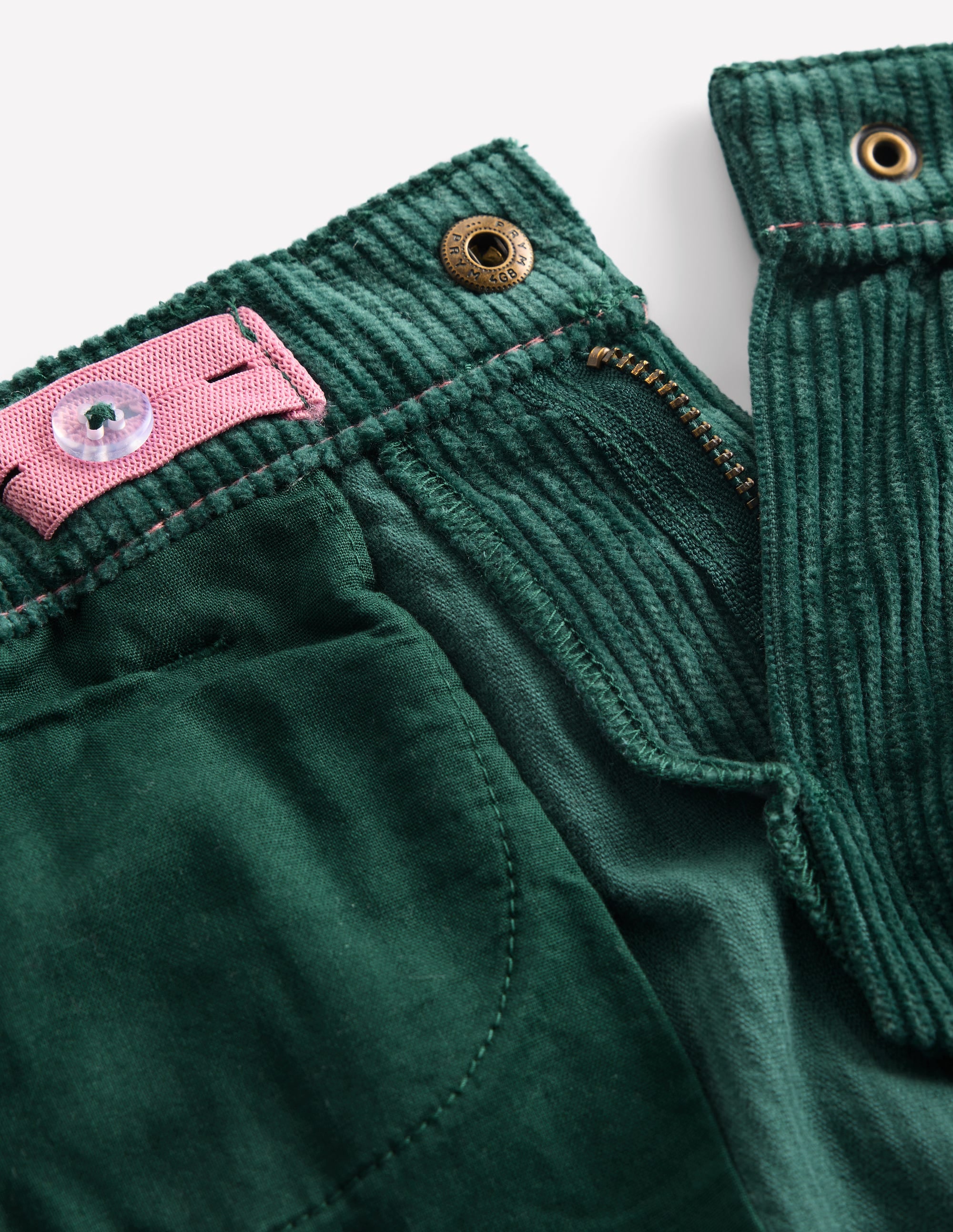 Jeans mit weitem Bein-Malachitgrün Cord - Image 6