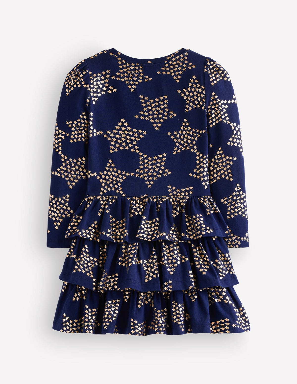 Cora RaRa Jerseykleid-Marineblau Foliensterne - Image 2