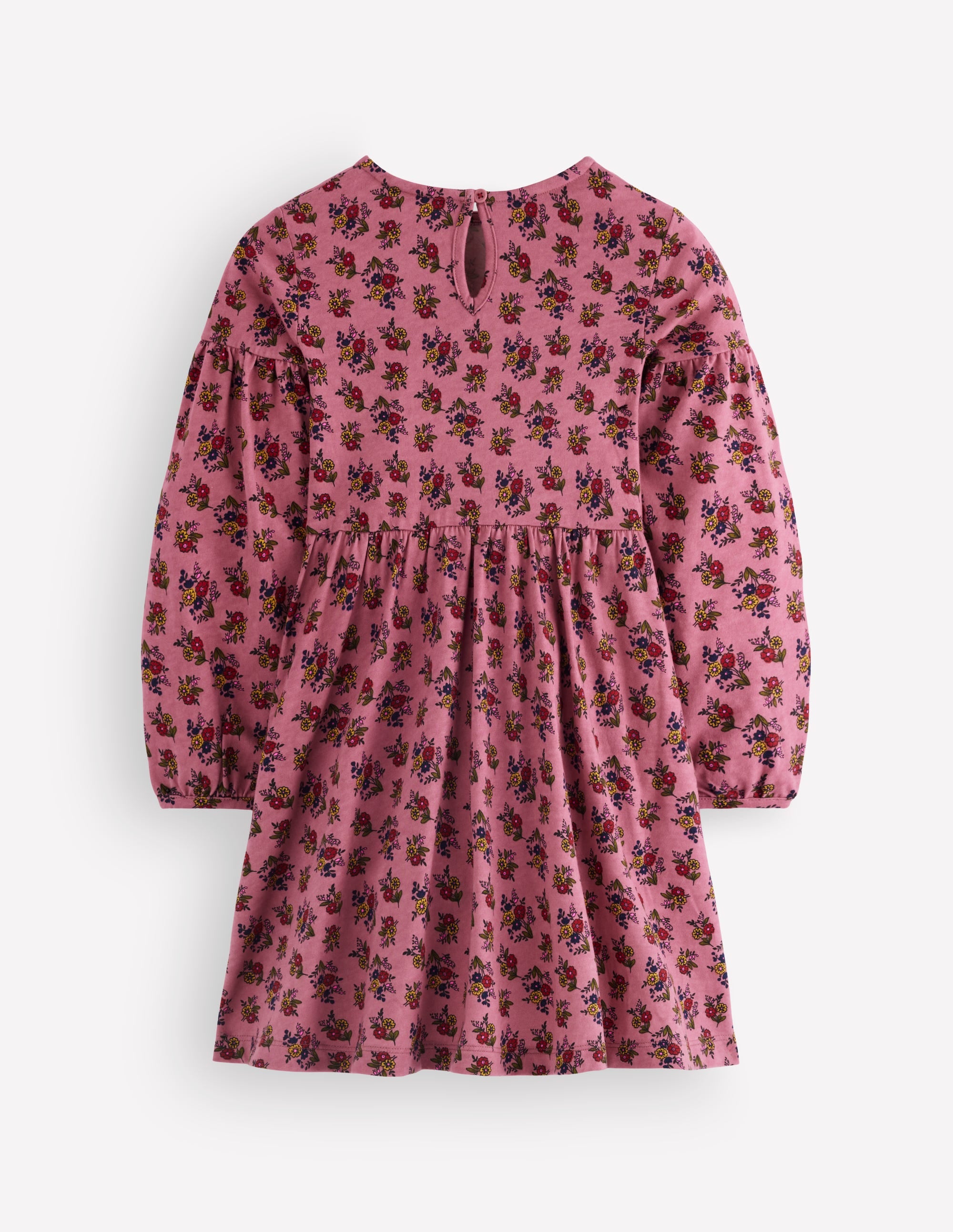 Madeline Kleid mit Blousonärmeln-Pink Geblümt - Image 2