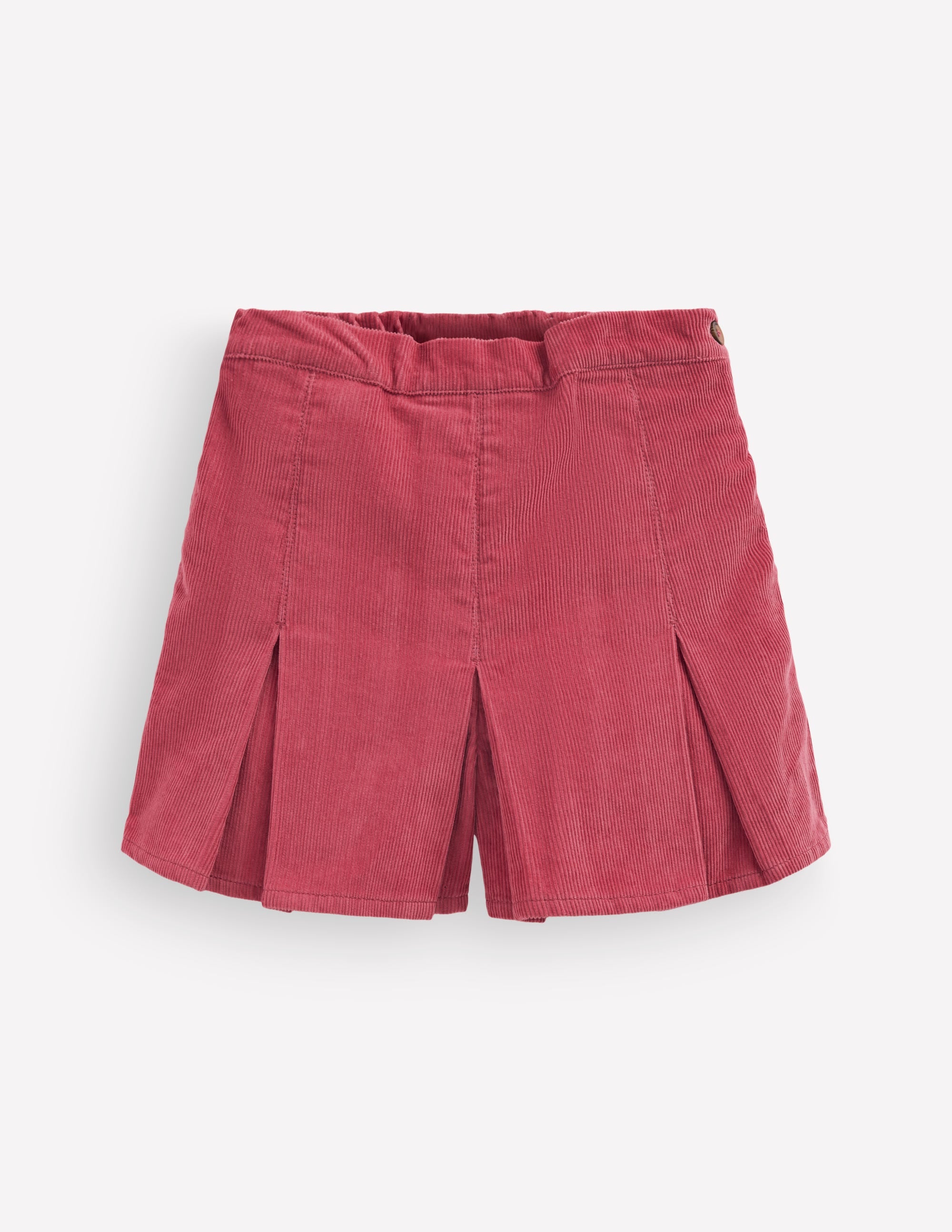Plissierter Skort-Winter Puderrosa Cord - Image 5