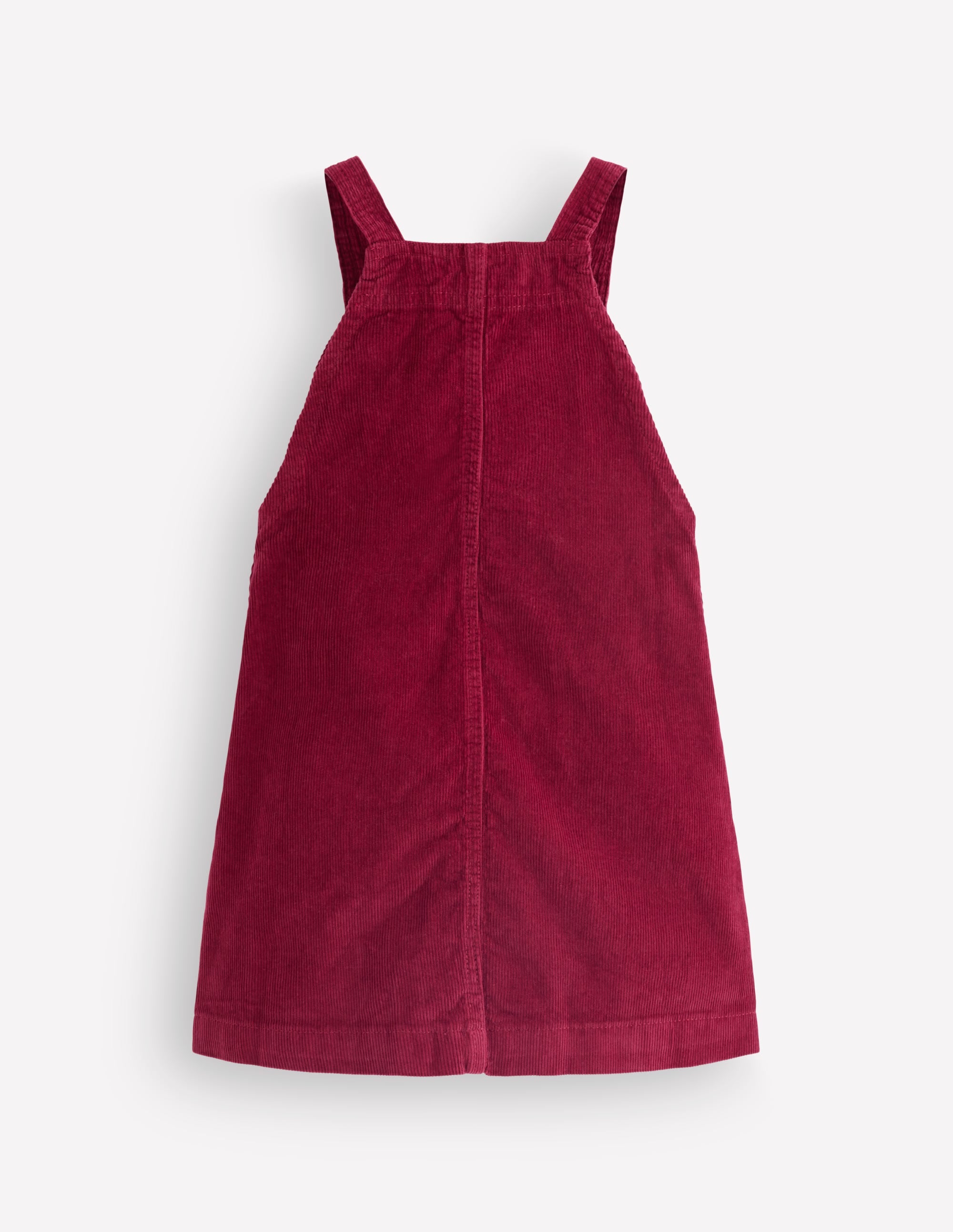 Adeline Latzkleid in A-Linie-Kastanienrot Cord - Image 6