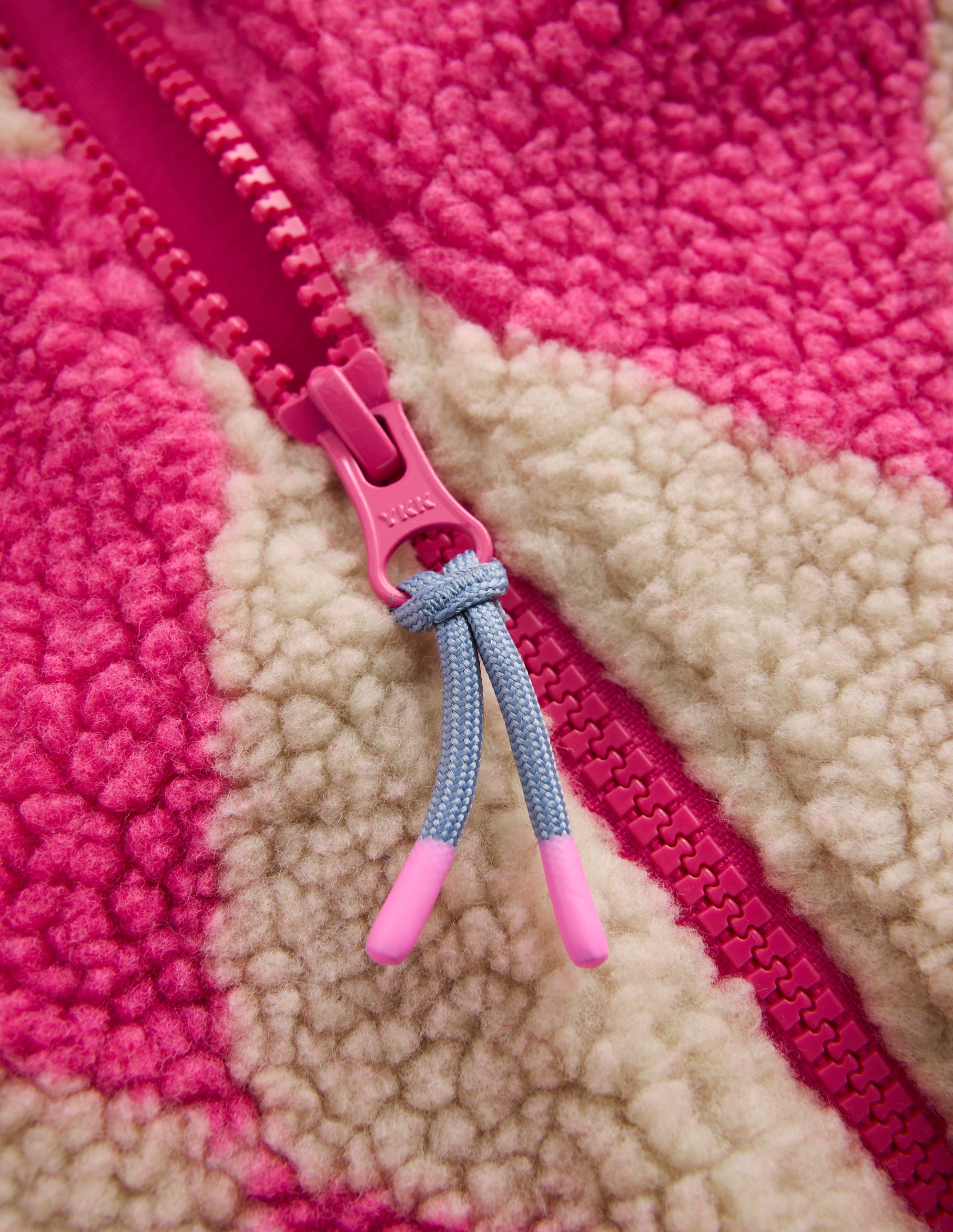 Teddyfelljacke mit Kragen-Argyle-Muster - Image 7