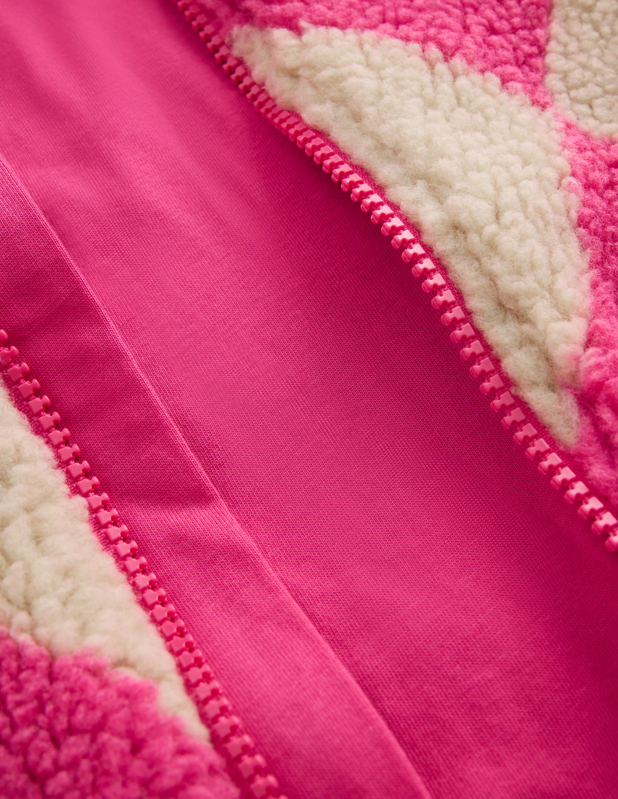 Teddyfelljacke mit Kragen-Argyle-Muster - Image 8