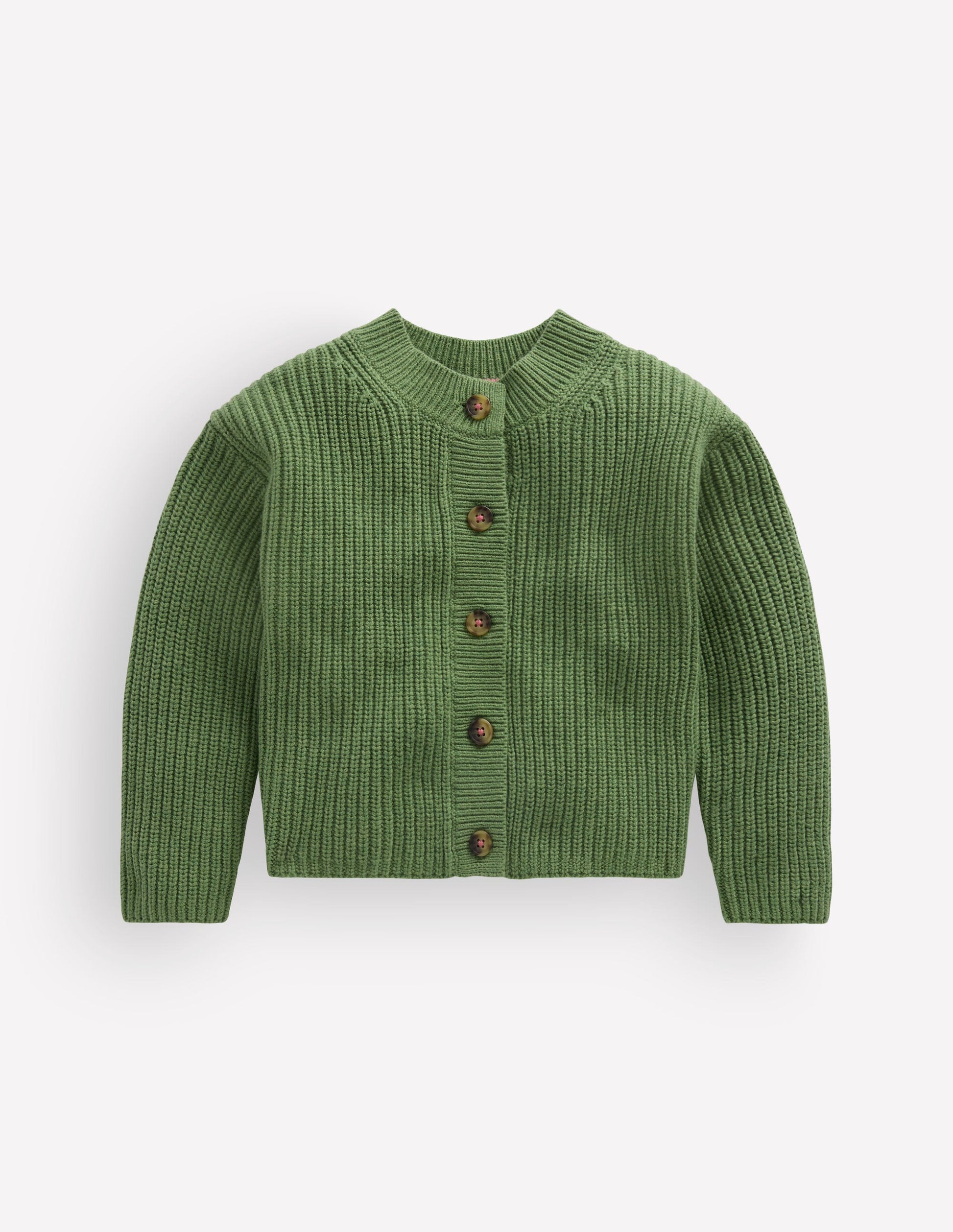 Grobstrickjacke für den Alltag-Zartes Grün, Meliert-2