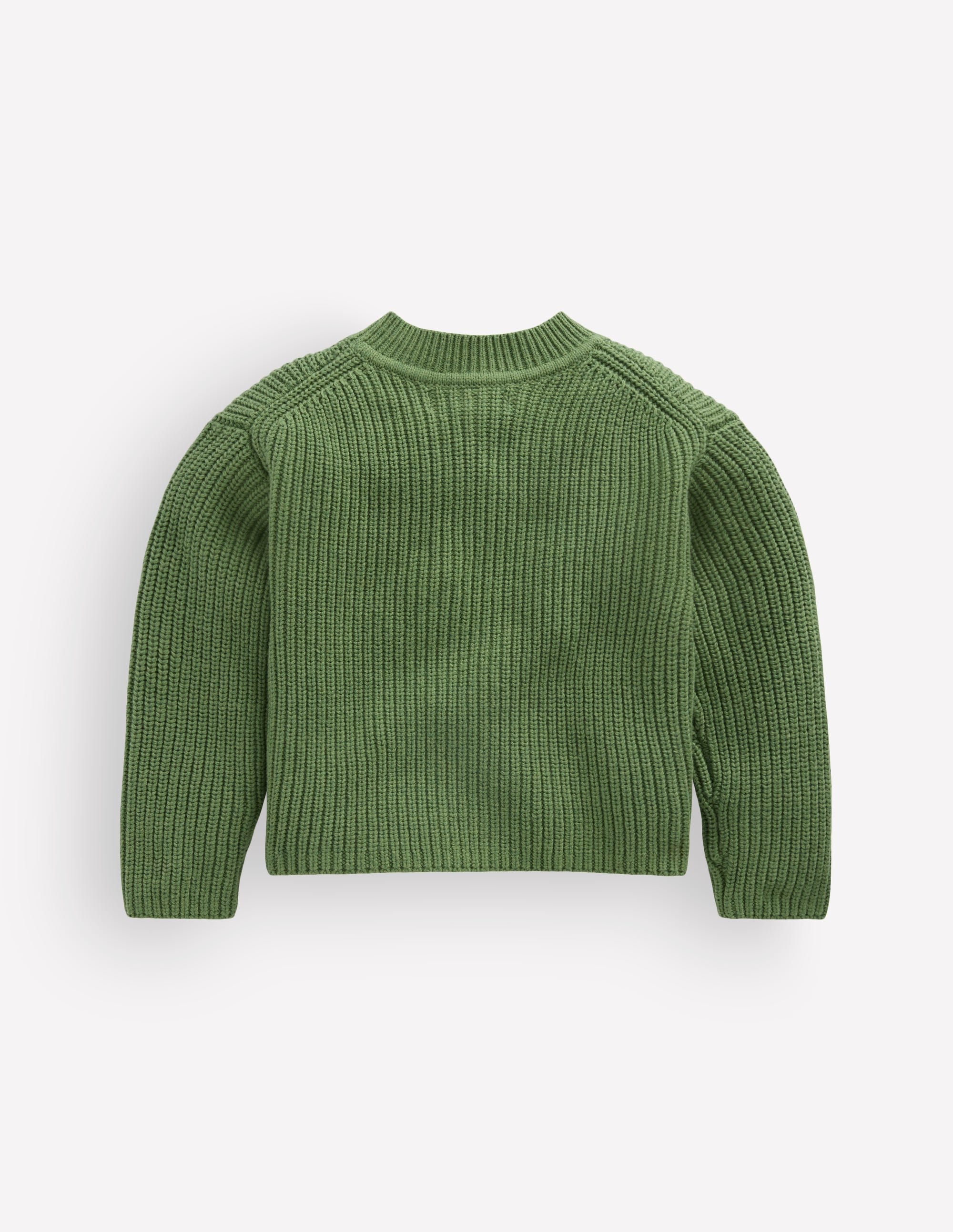 Grobstrickjacke für den Alltag-Zartes Grün, Meliert - Image 3