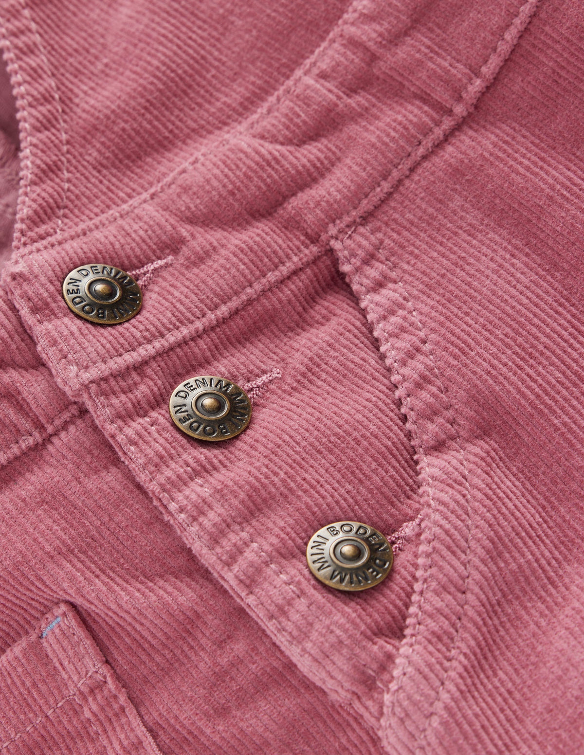Latzhose mit weitem Bein-Rosa Heide Cord-3