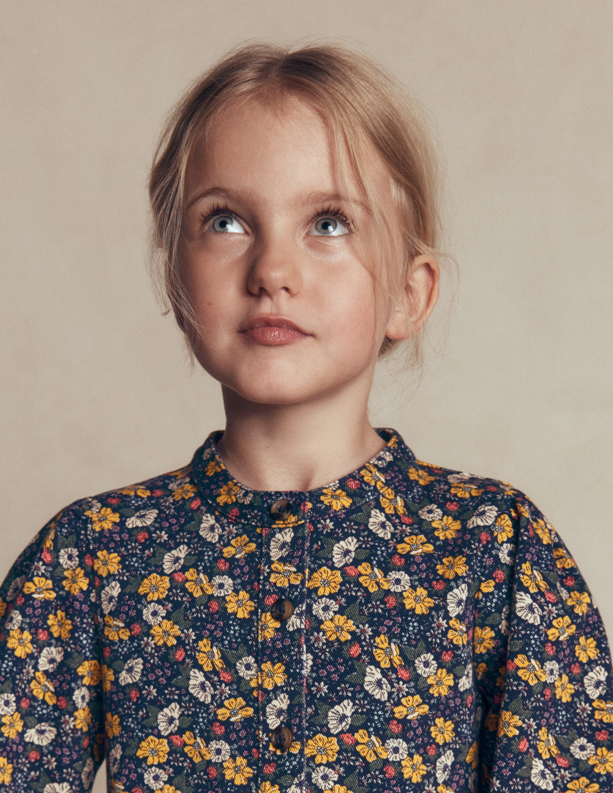 Betsy Gewebtes Kleid mit Puffärmeln-London-Stickerei - Image 2