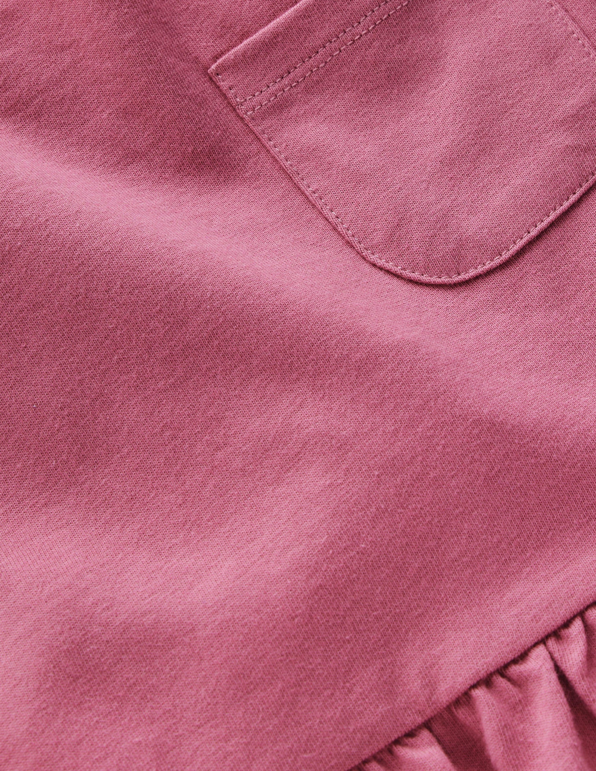 Langärmliges Oberteil mit Schößchen-Rosa Heide-3