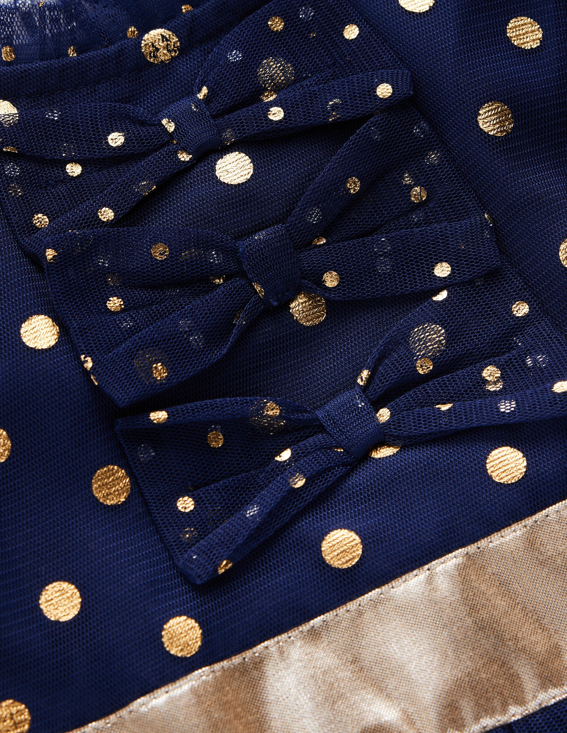 Partykleid aus Metallic-Tüll-Blau Tüll-3