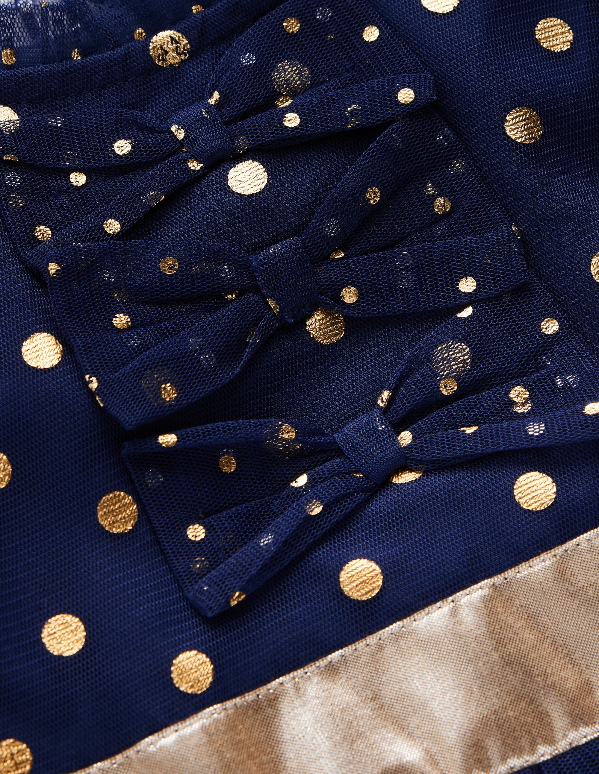 Partykleid aus Metallic-Tüll-Blau Tüll - Image 3