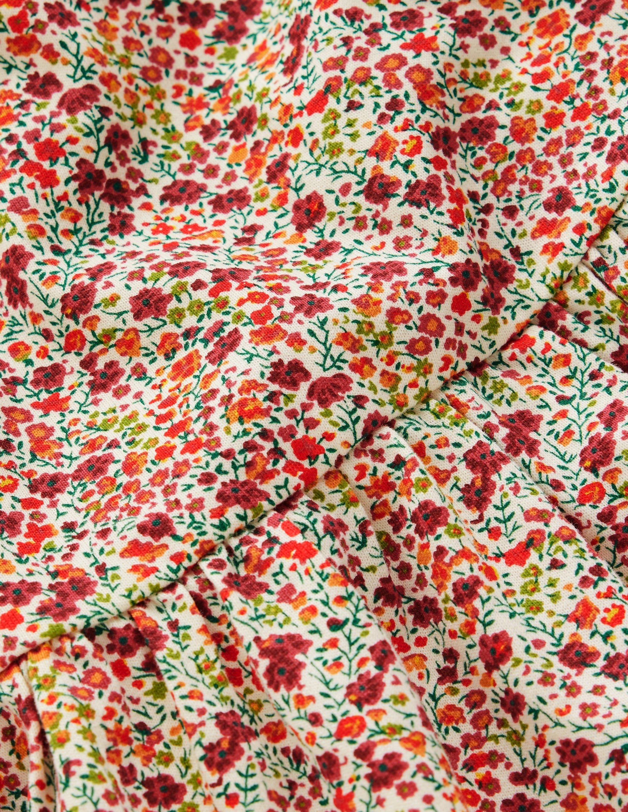 Langärmliges Kleid zum Herumwirbeln-Bunt Blumenmuster - Image 3