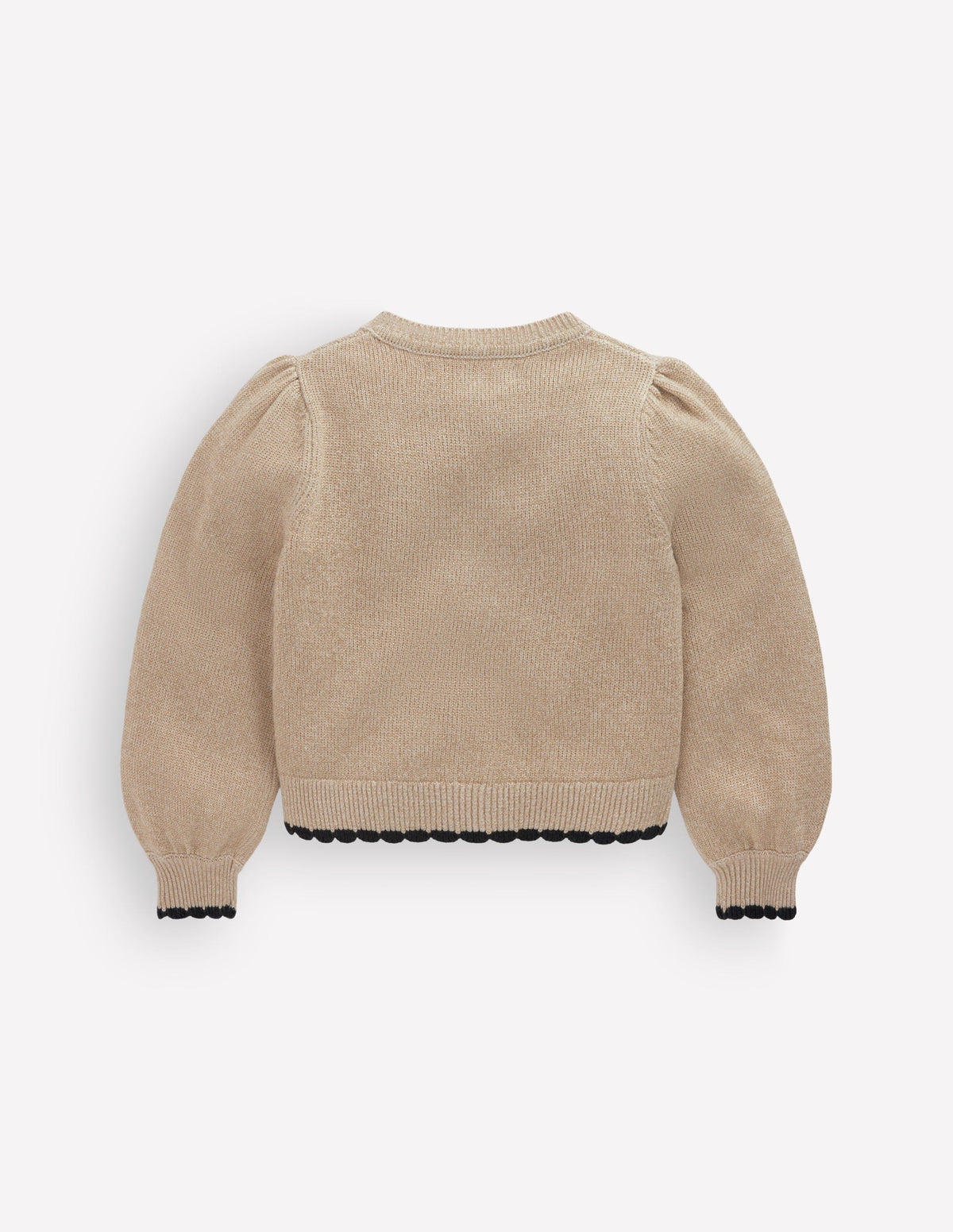 Glitzernde Party-Strickjacke-Gold Glitzer-2