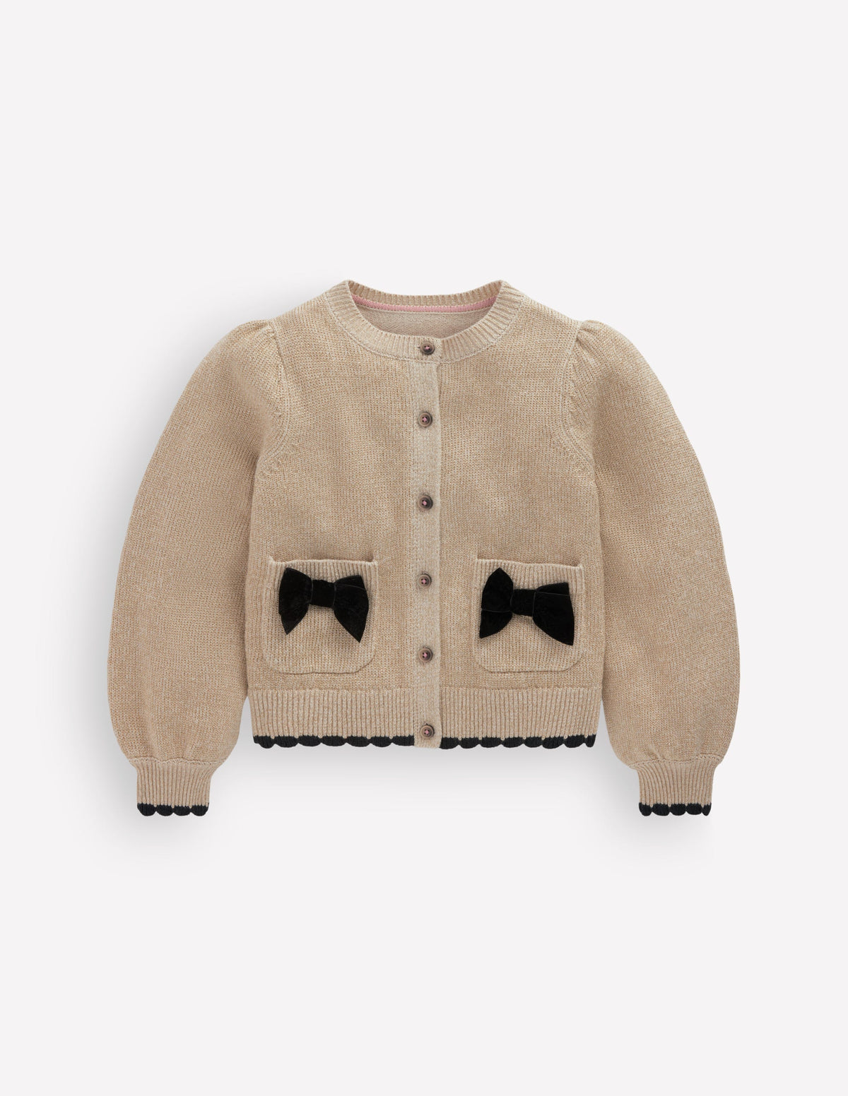 Glitzernde Party-Strickjacke-Gold Glitzer - Image 1