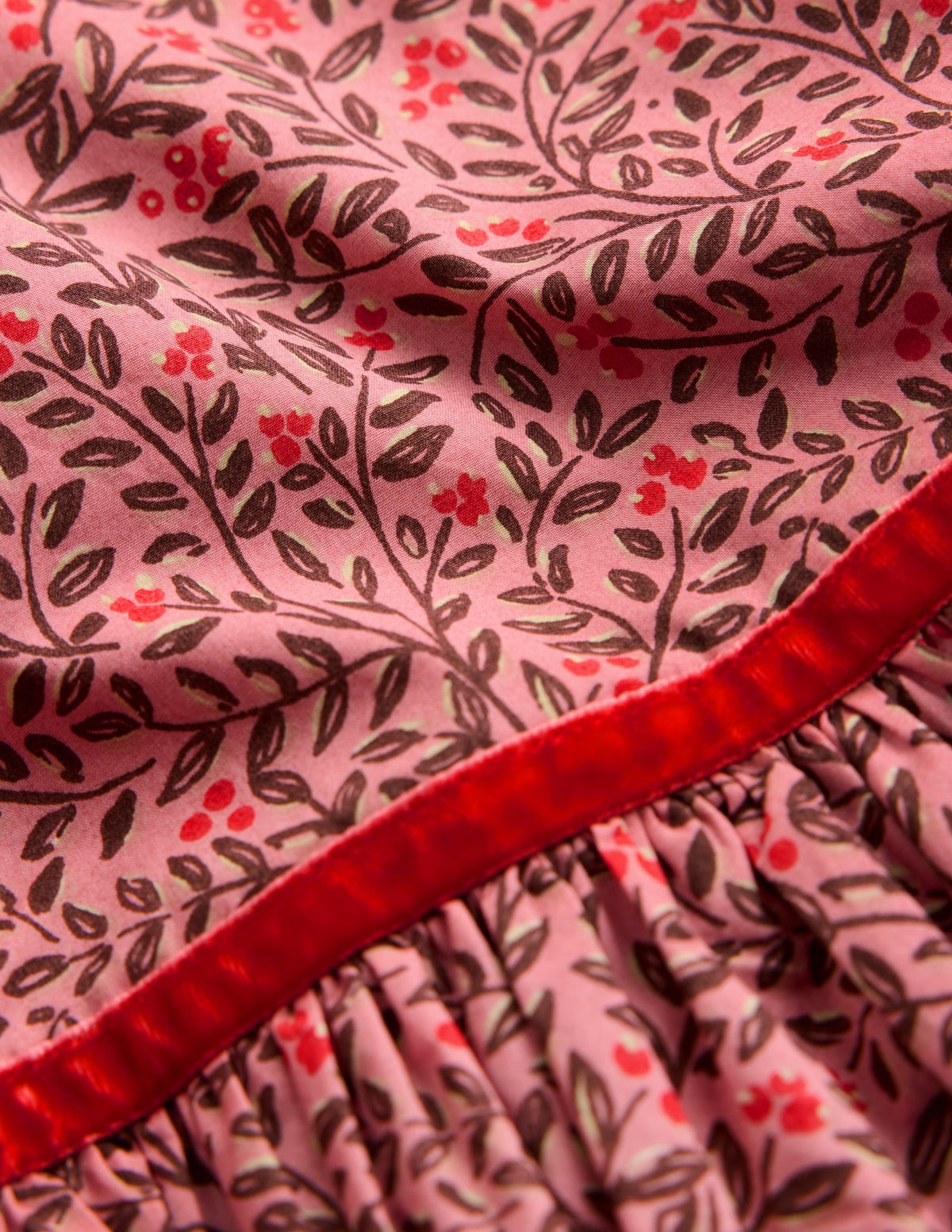 Posie Gewebtes Kleid zum Herumwirbeln-Pink Geblümt-3
