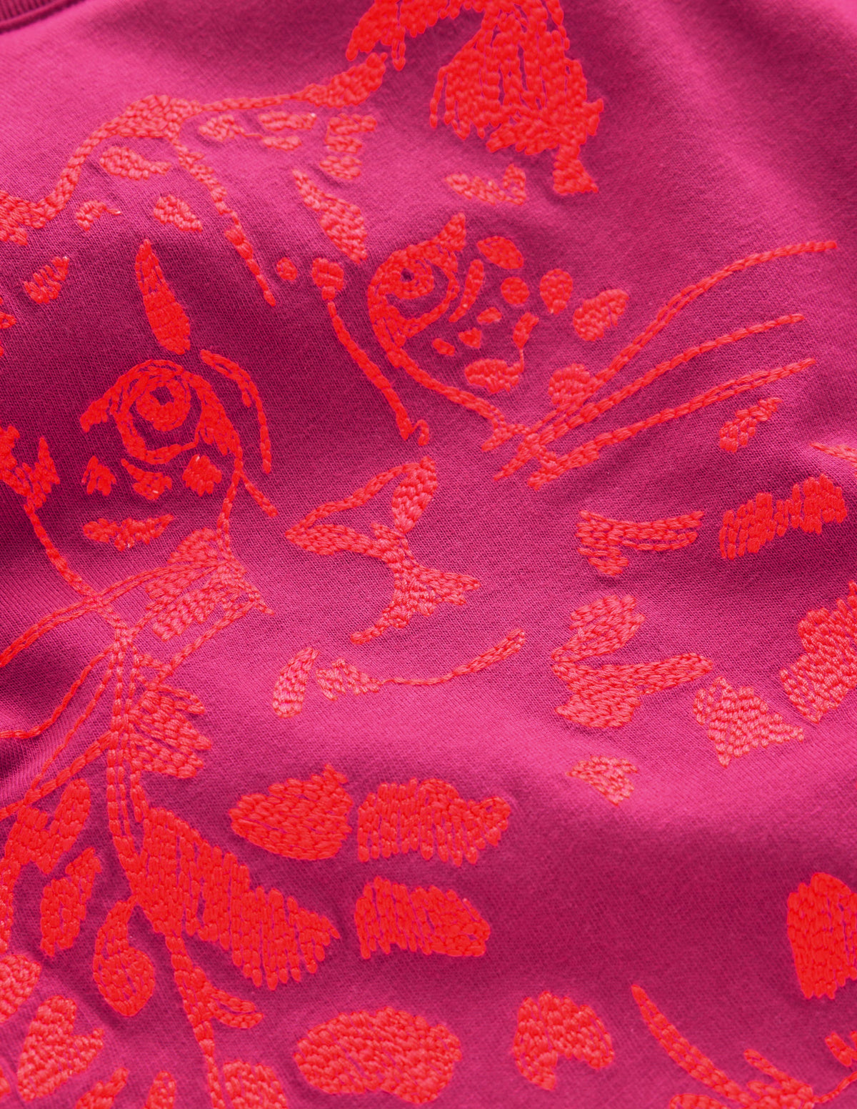 Langarmshirt mit neonfarbenem Superstitch-Design-Mohair, Leopardenmuster - Image 3