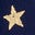 Appliqué Tulle Skirt-Navy Multi Metallic Stars