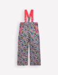 Pantalon imperméable pour tous les temps-Petites fleurs rose fluo