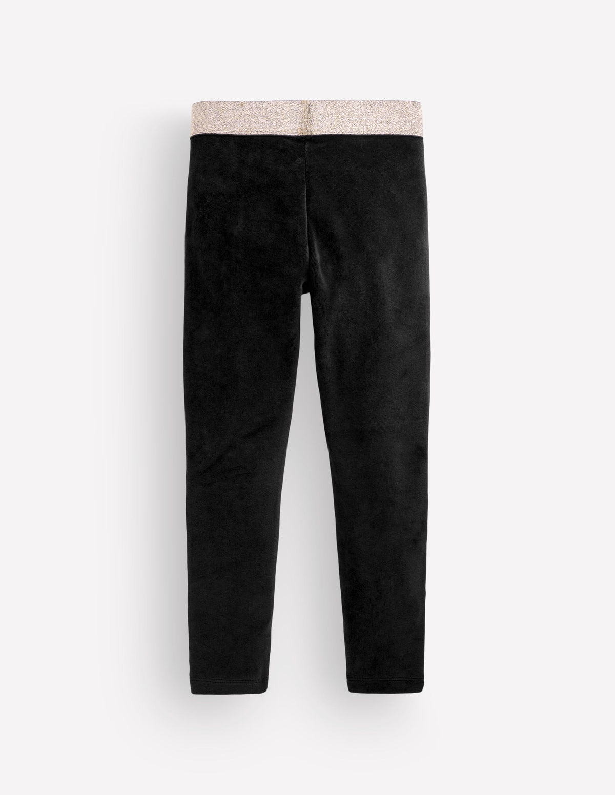 Leggings aus Samt-Schwarz-2