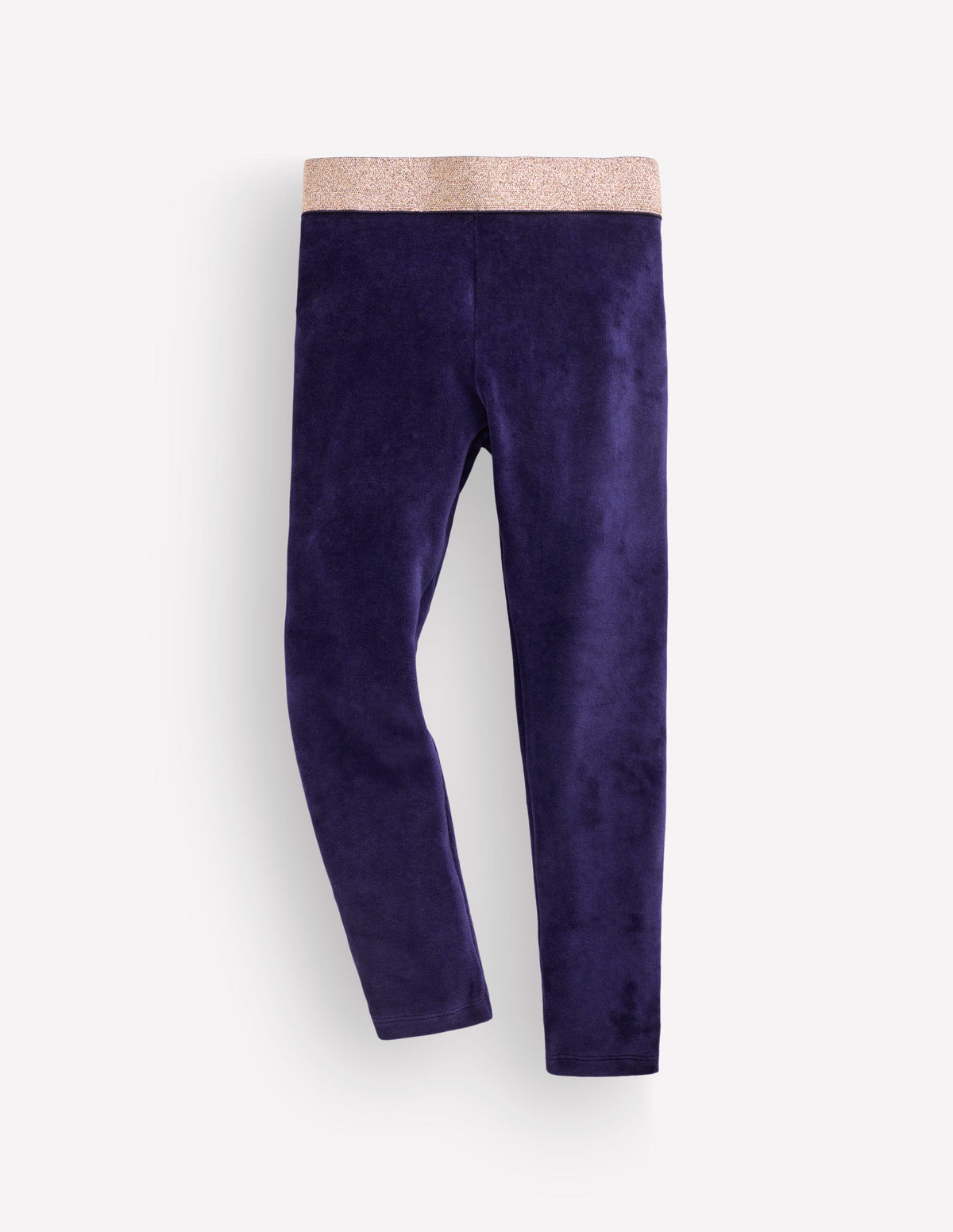 Leggings aus Samt-Schuluniform-Marineblau - Image 1