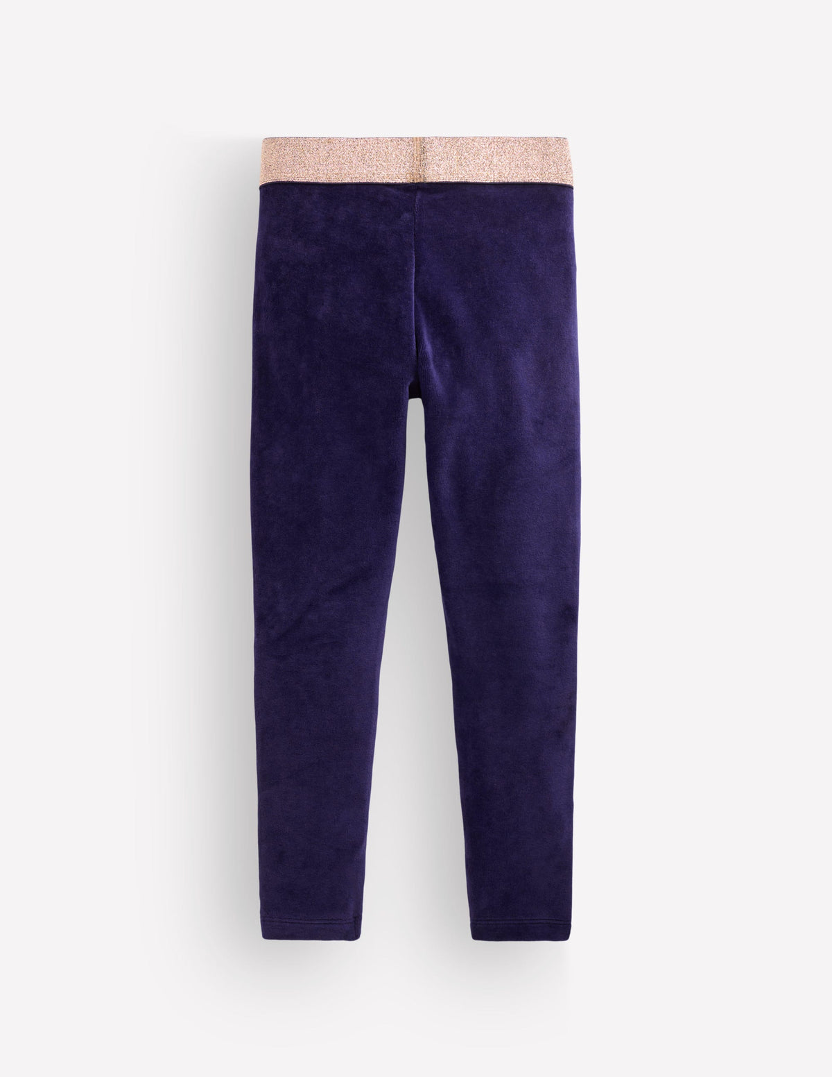 Leggings aus Samt-Schuluniform-Marineblau-2