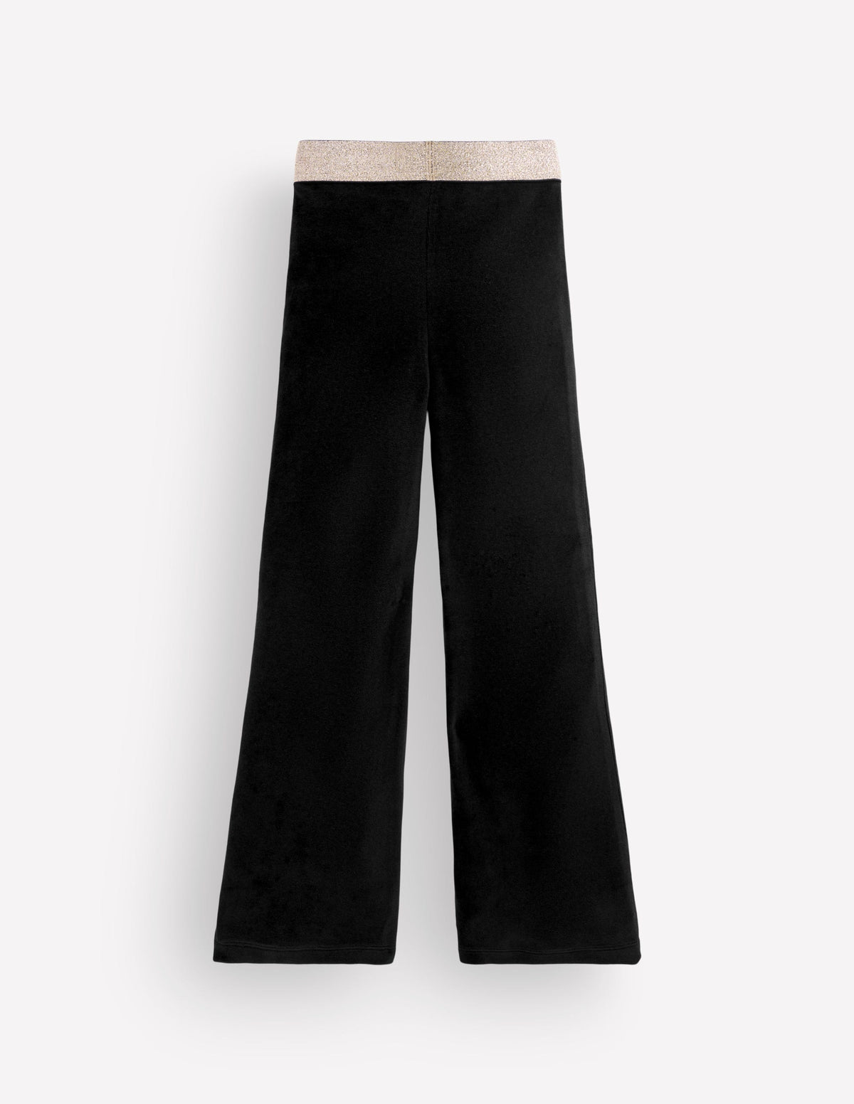 Ausgestellte Samtleggings-Schwarz-2