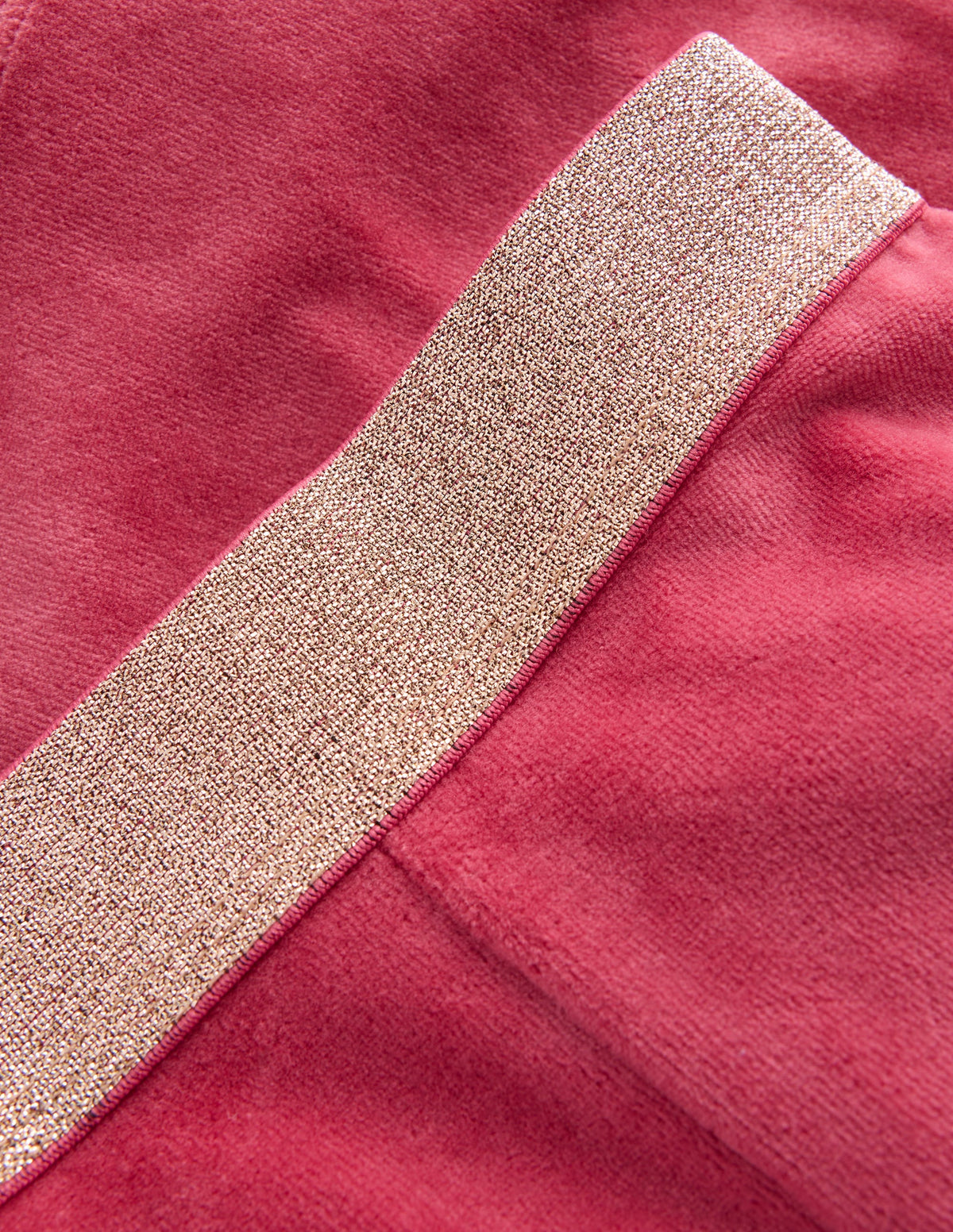 Ausgestellte Samtleggings-Kirschrot - Image 3