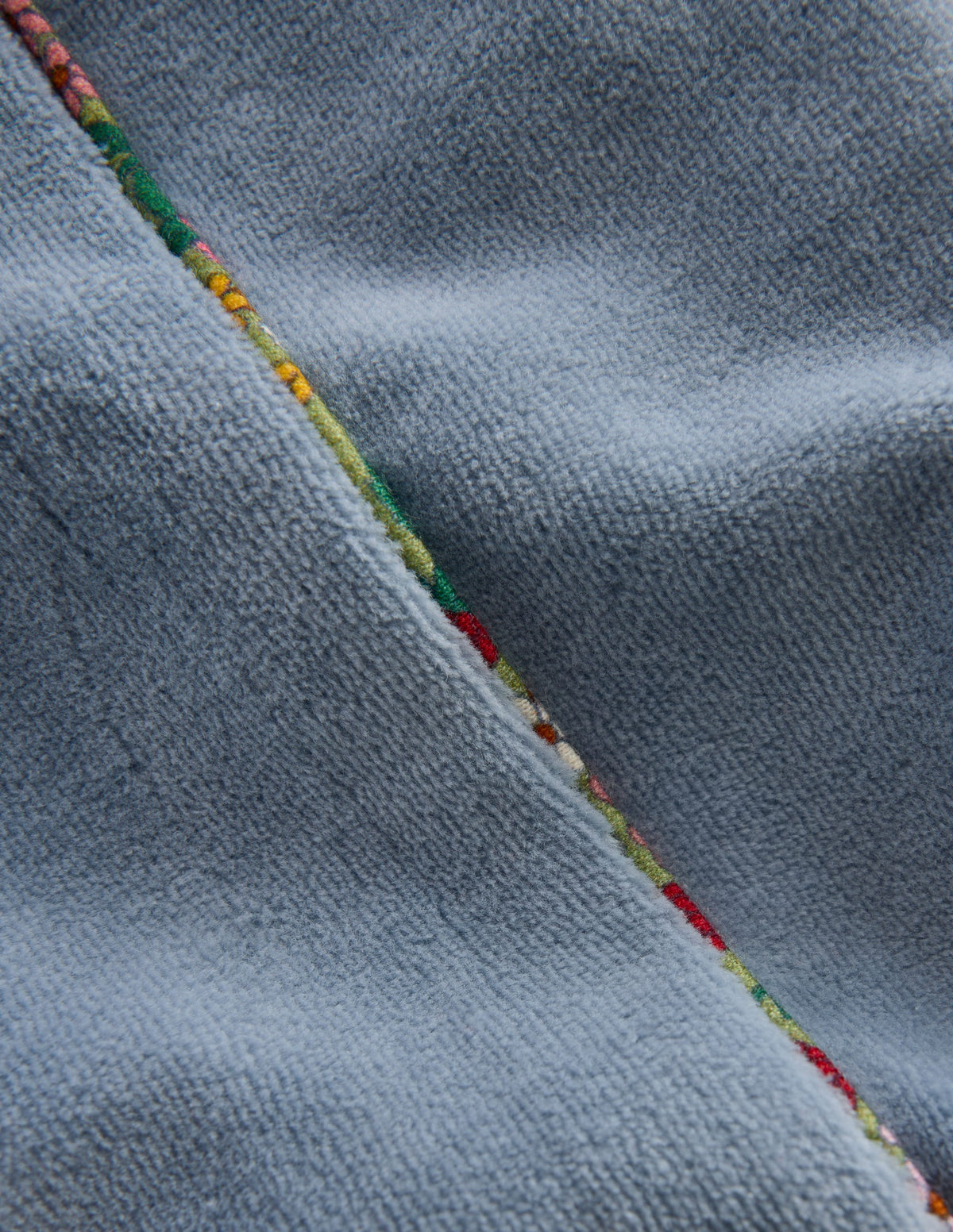 Velours-Jogginghose mit weitem Bein-Französisches Blau - Image 3