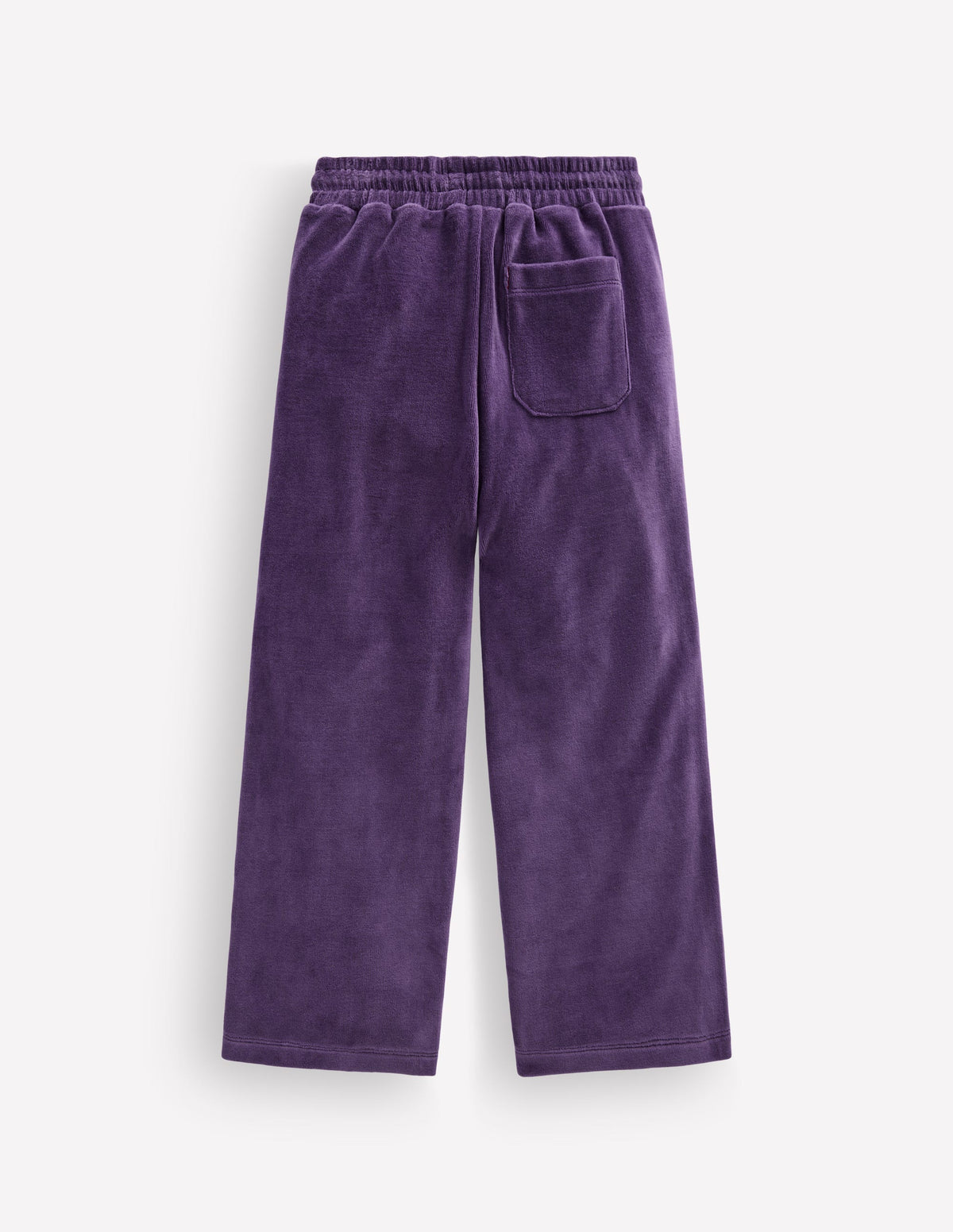 Velours-Jogginghose mit weitem Bein-Mystisches Violett - Image 2