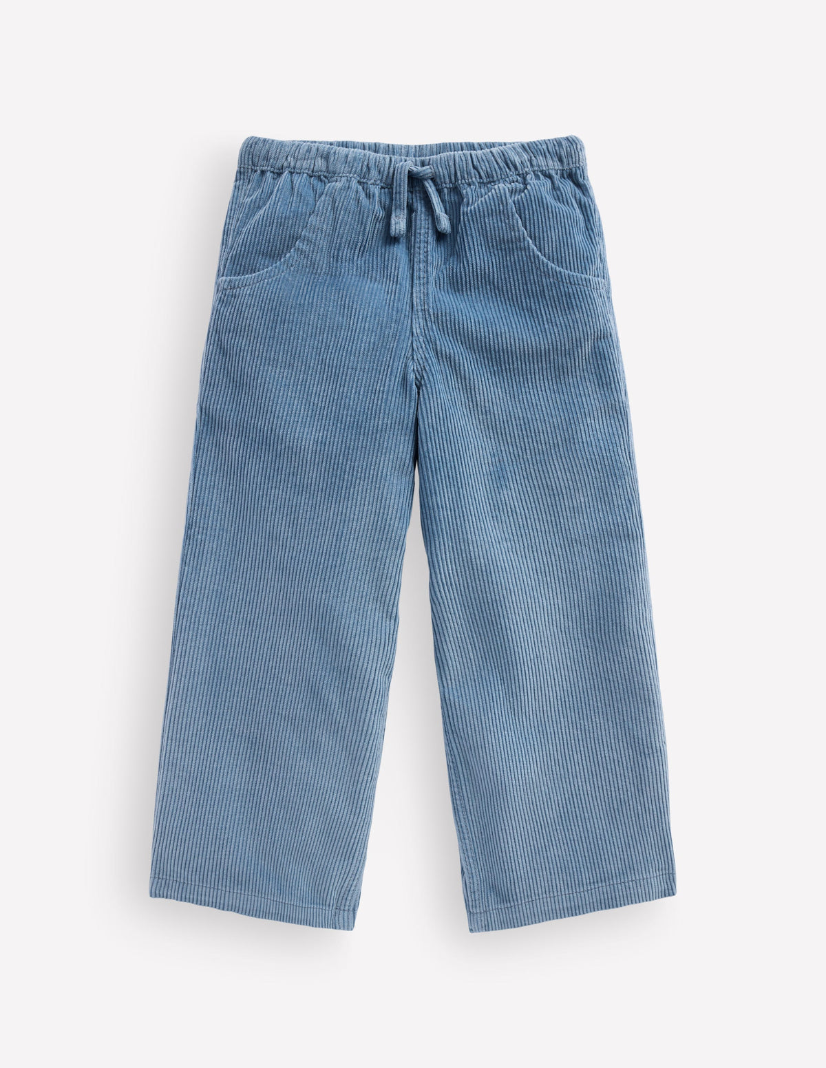 Cordhose mit Kordelzug-Blau Aura-1
