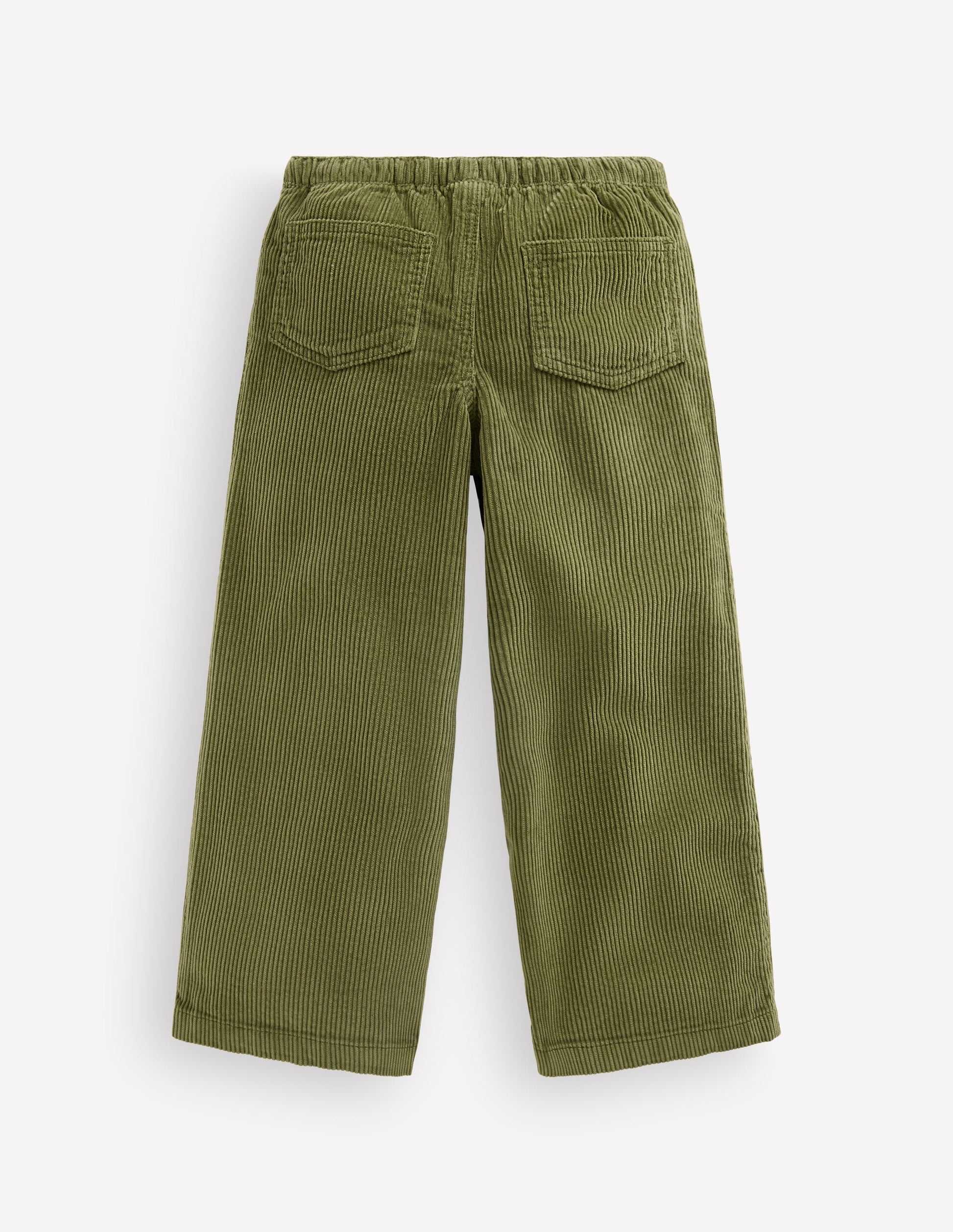 Cordhose mit Kordelzug-Olivgrün Cord-4