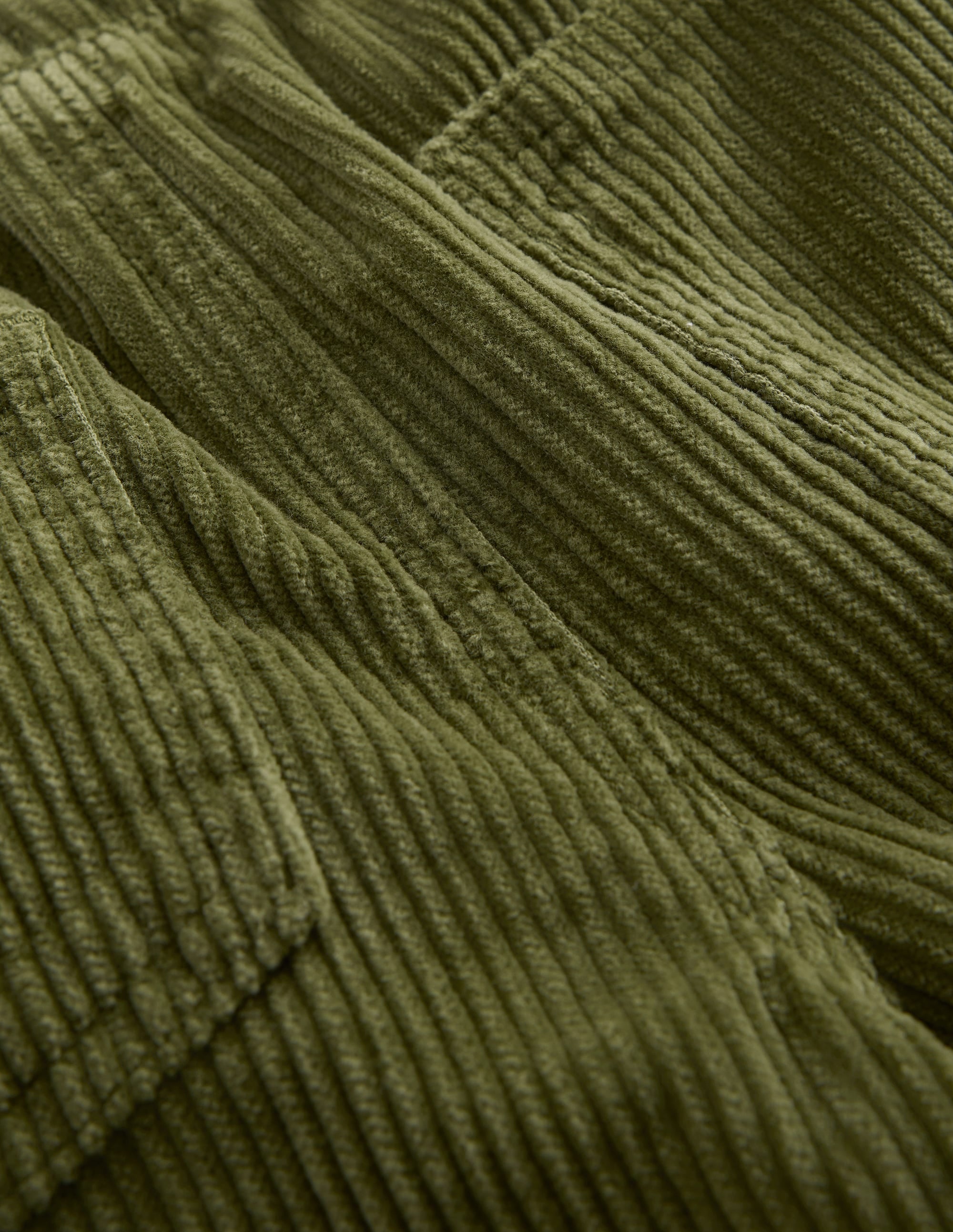 Cordhose mit Kordelzug-Olivgrün Cord - Image 5