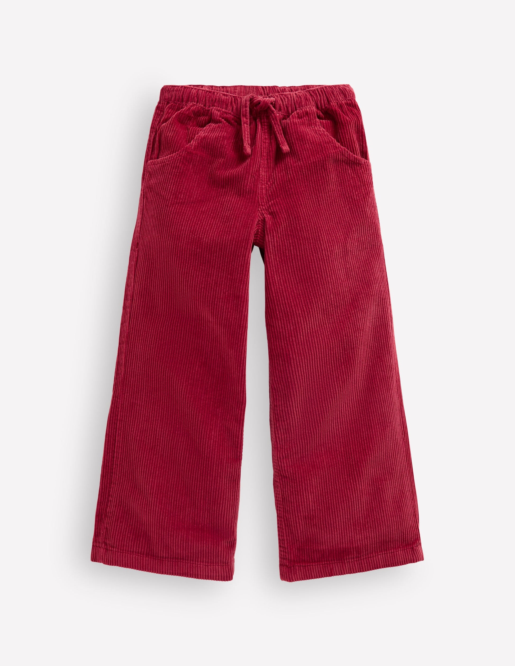 Cordhose mit Kordelzug-Purpurrot Cord-1