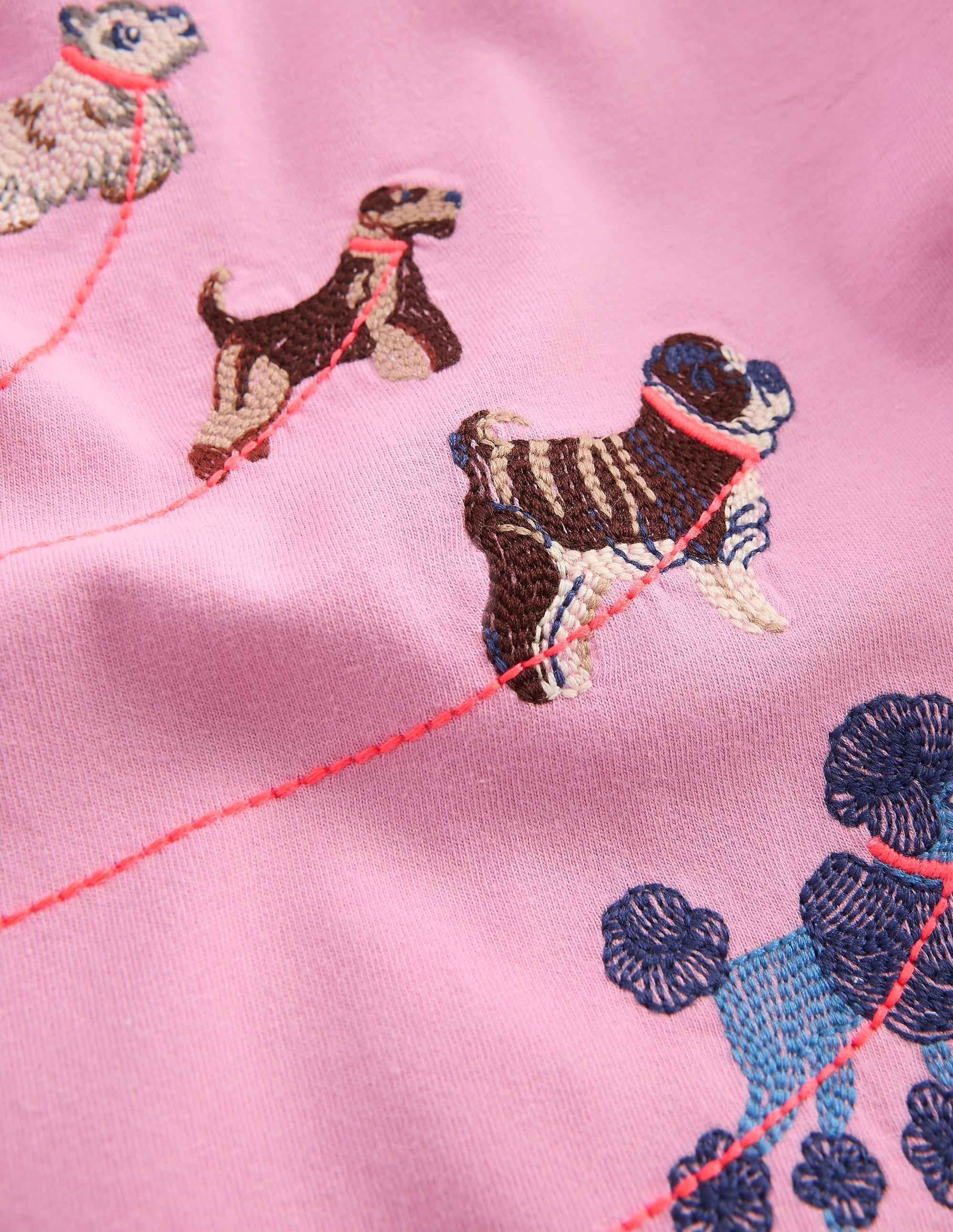 Langarmshirt mit Superstich-Design-Sanftes Lavendel Hunde - Image 3