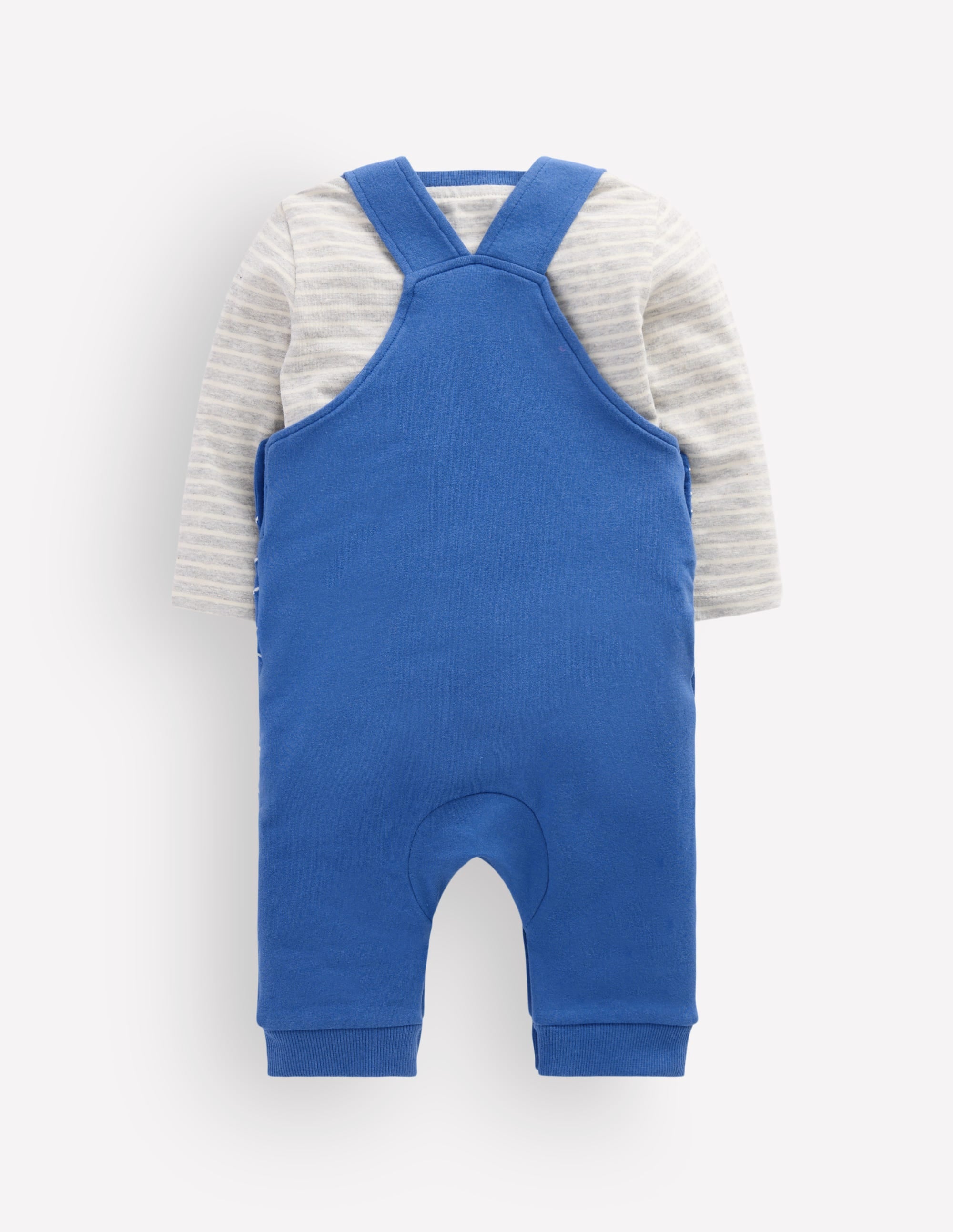 Latzhosen-Set aus Jersey-Dunkelblau Spinnennetze - Image 4